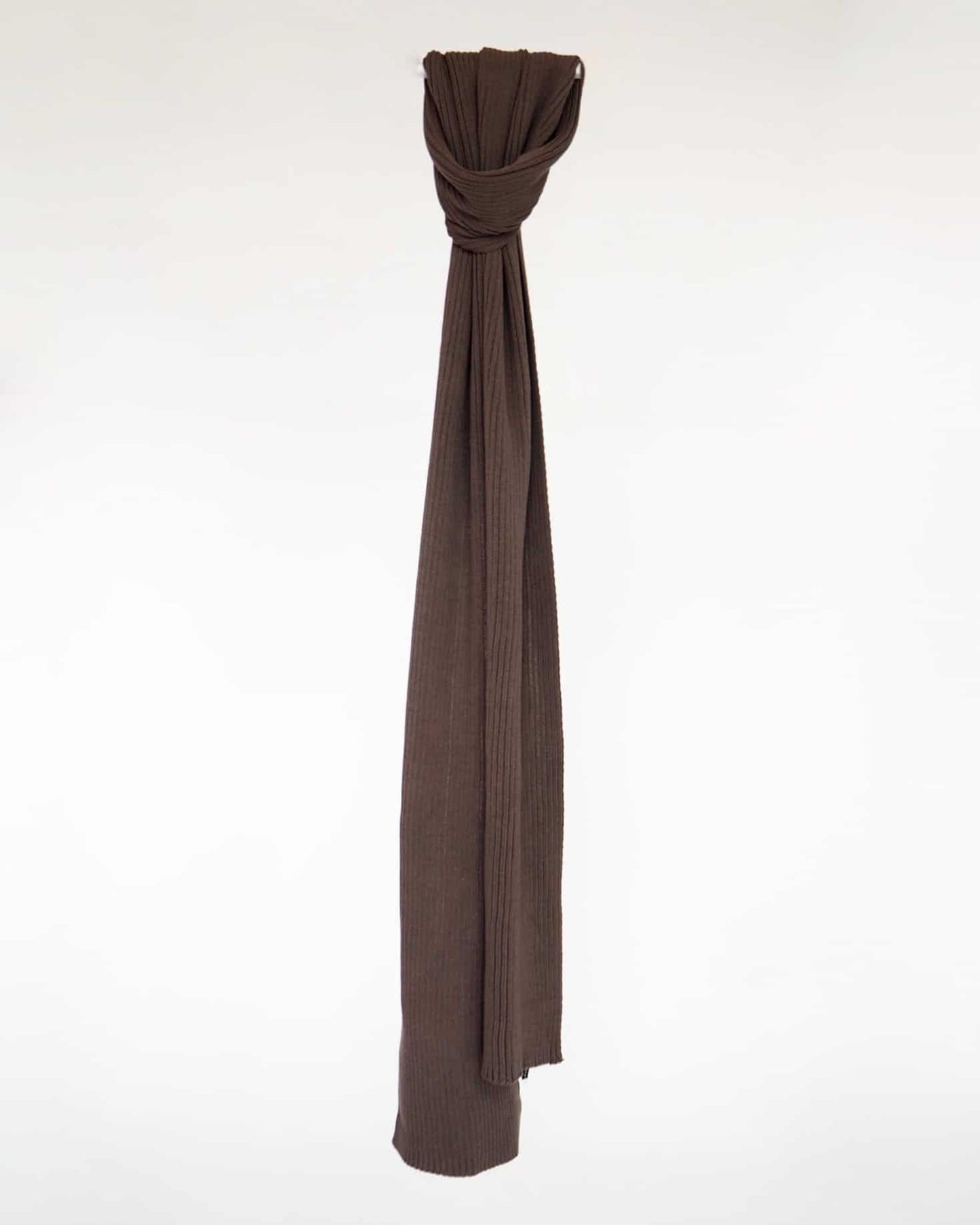 Echarpe taupe en coton bio - Midtown greige
