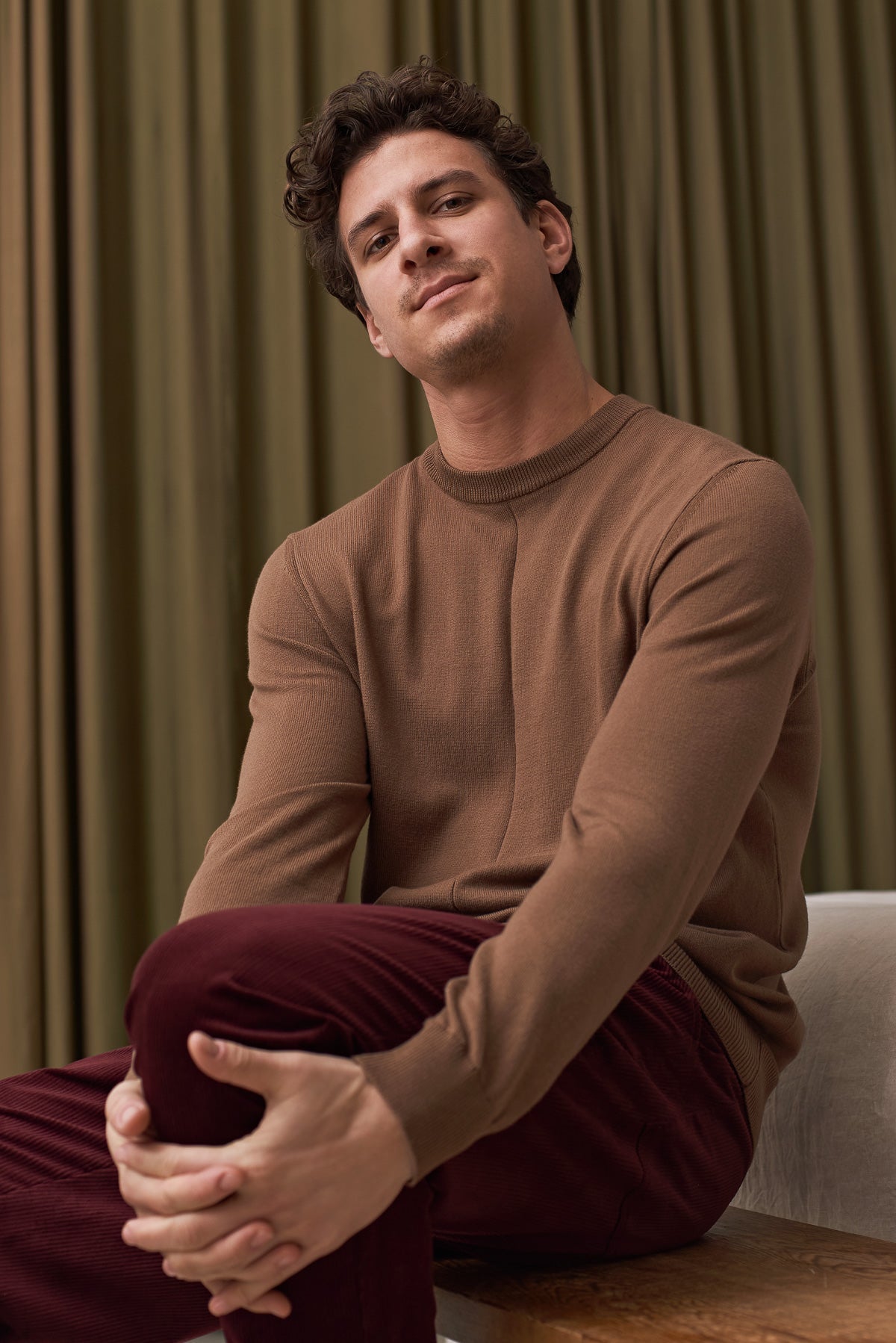 Pull en coton bio | camel "milo jumper eco camel"