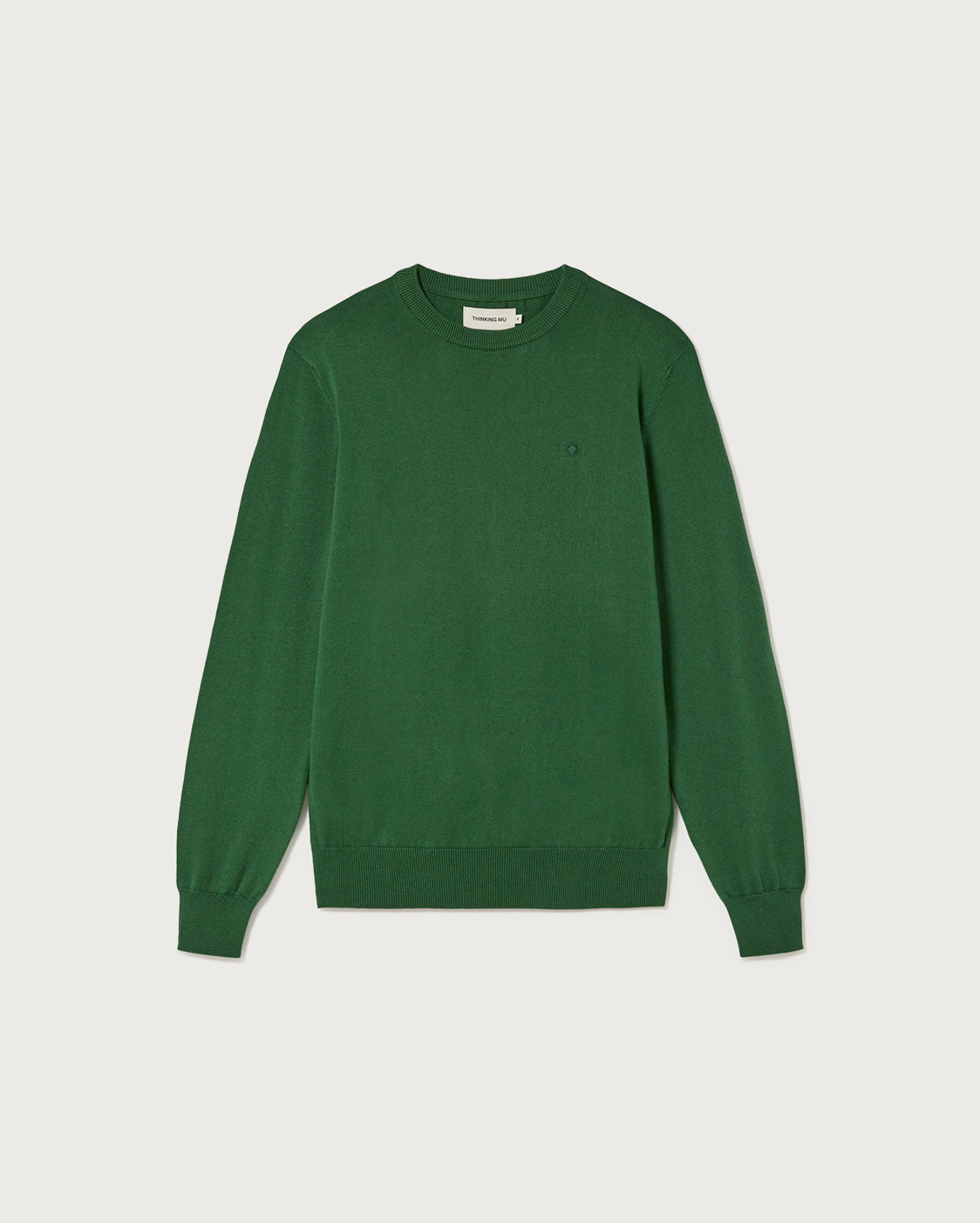 Pull vert en coton bio - green orlando knit sweater