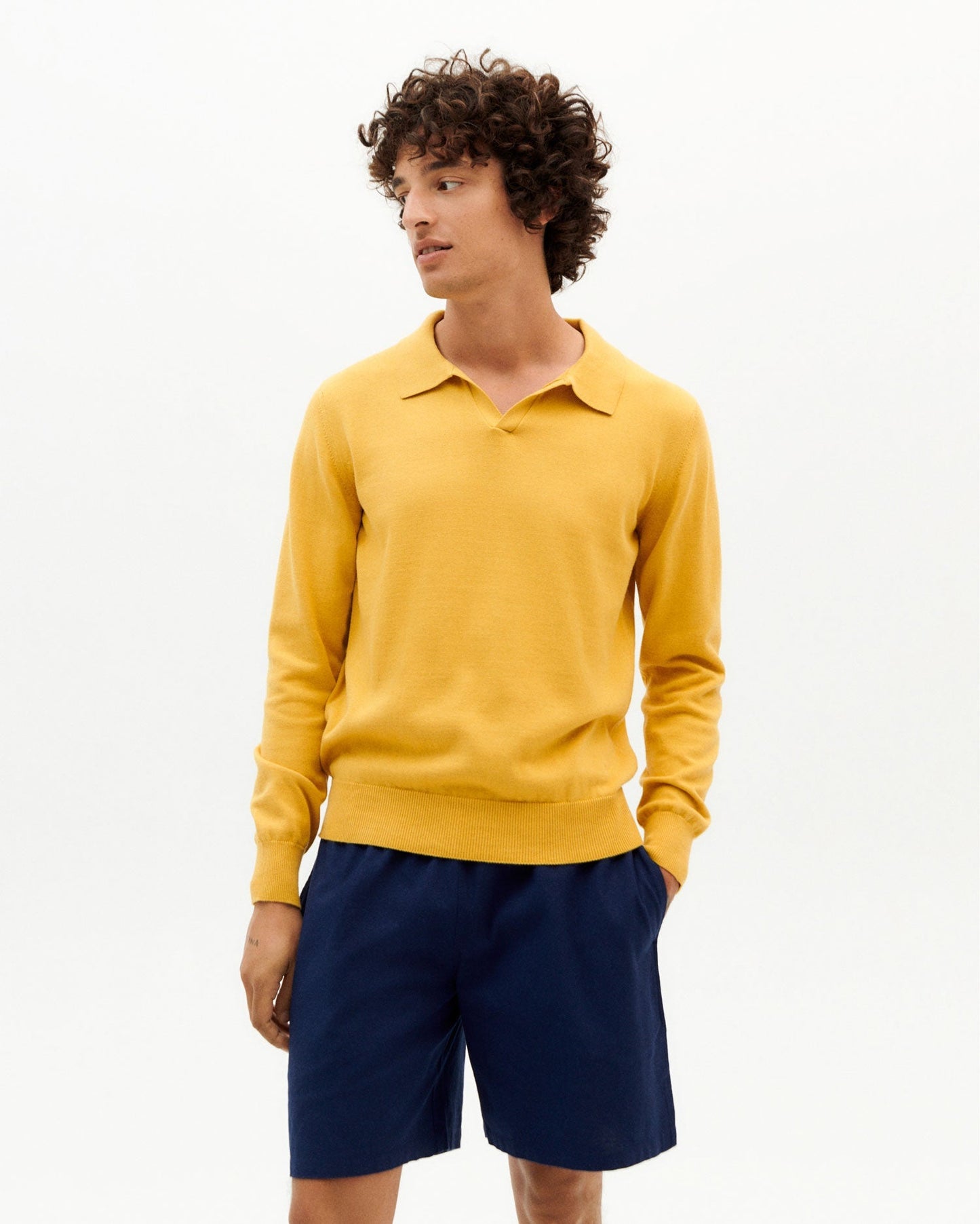 Short marine en coton bio - blue night henry shorts
