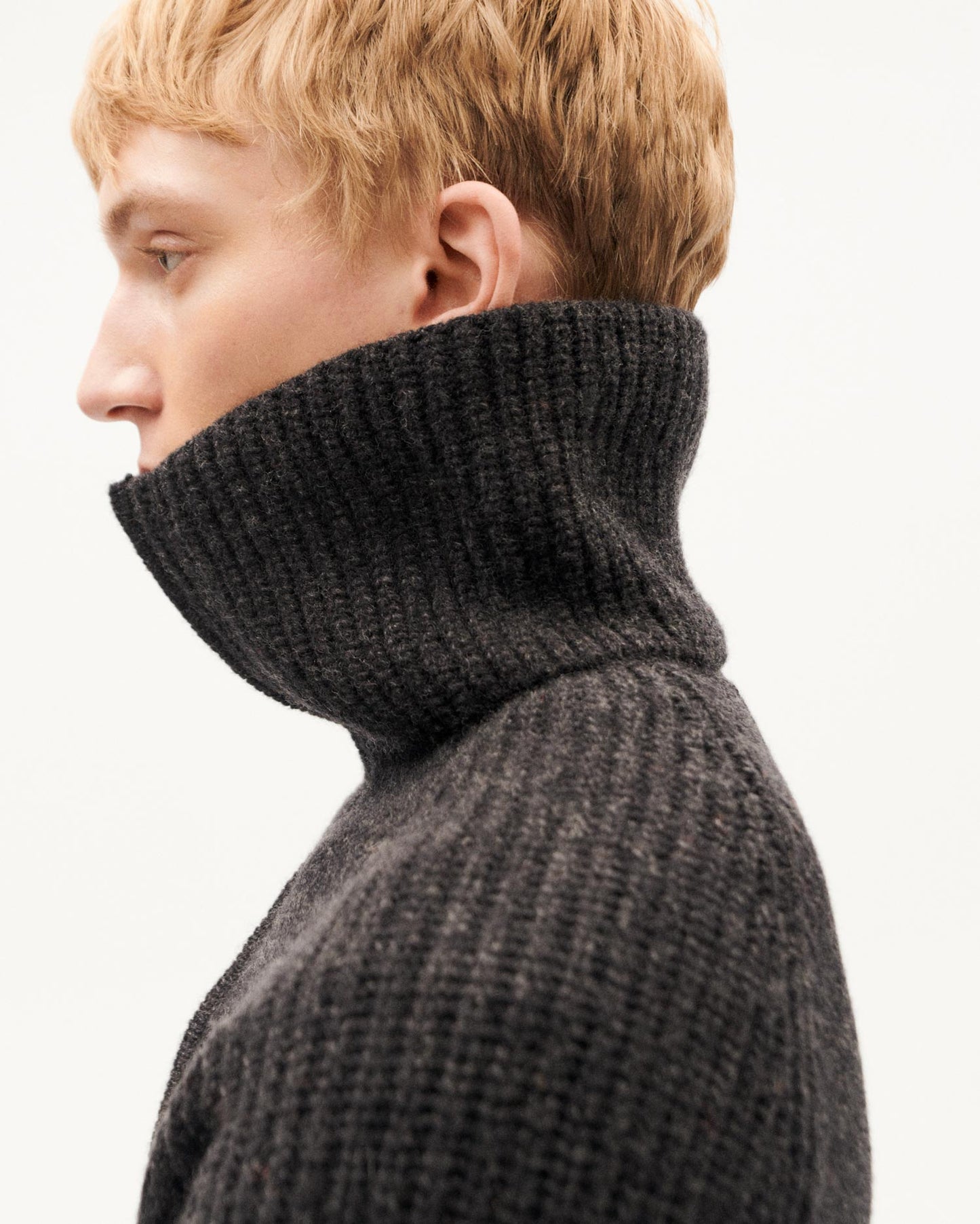 Pull en laine | gris "marengo otto knitted sweater"