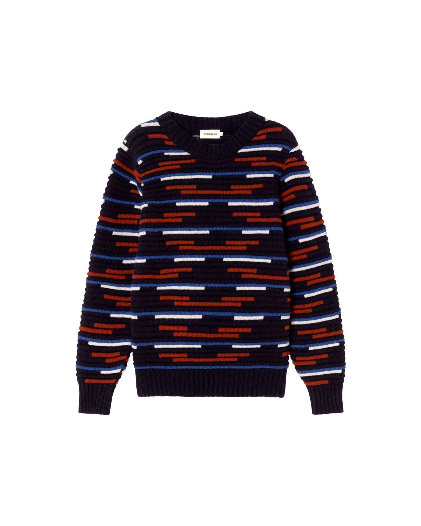 Pull en laine certifiée | multicolore "stripe multicolor guiu knitted sweater - multicolor"