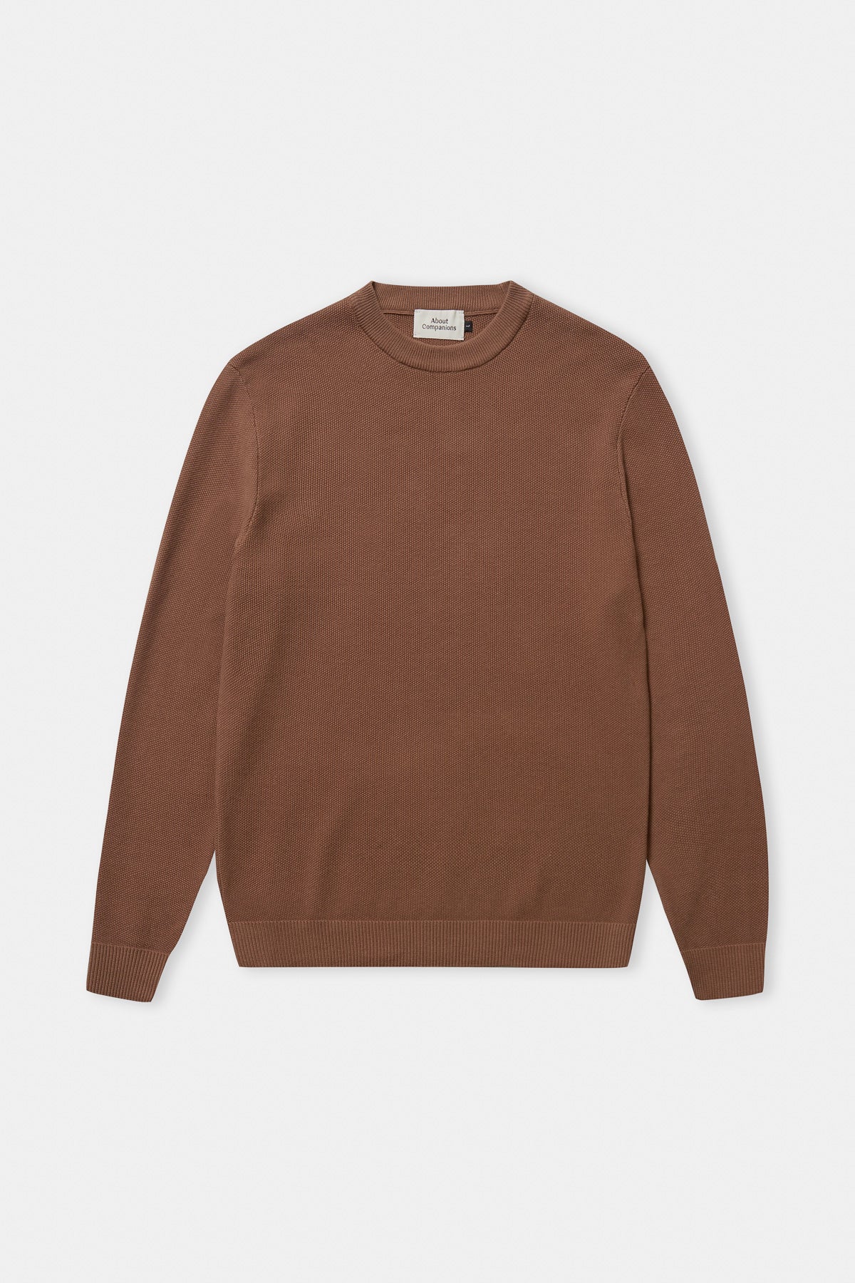 Pull en coton bio | camel "morten jumper - eco knotted camel"
