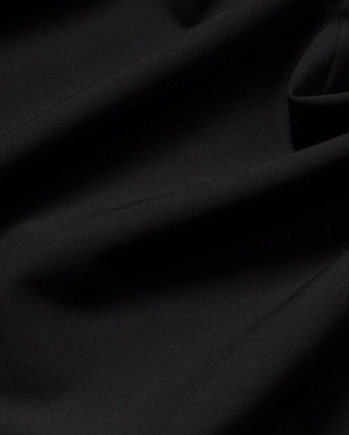 Pantalon droit en laine | noir "black damien pants"