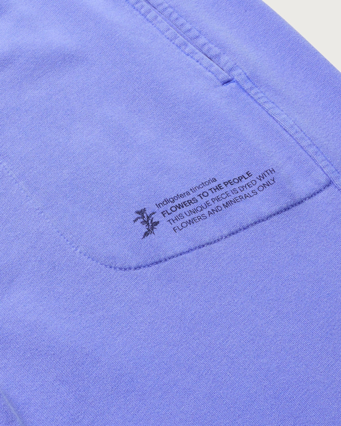 Jogging en coton bio | bleu "indigofera ftp alexander pants blue"