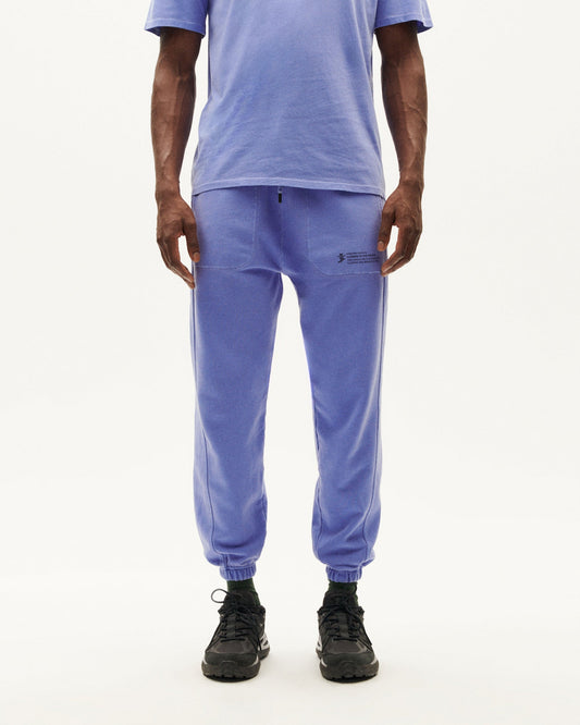 Jogging en coton bio | bleu "indigofera ftp alexander pants blue"