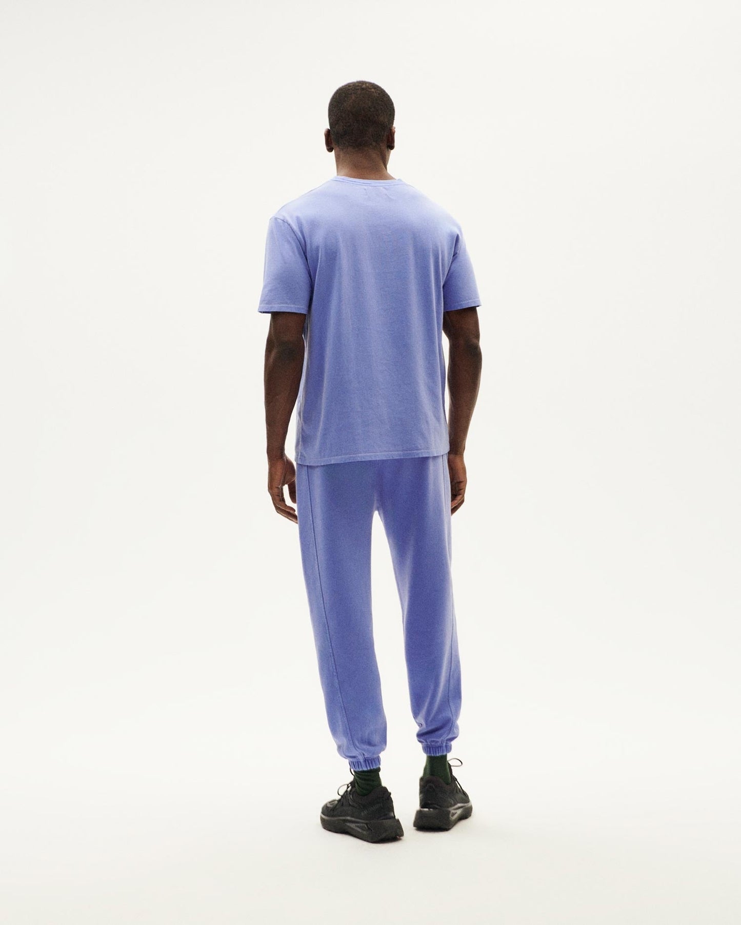 Jogging en coton bio | bleu "indigofera ftp alexander pants blue"