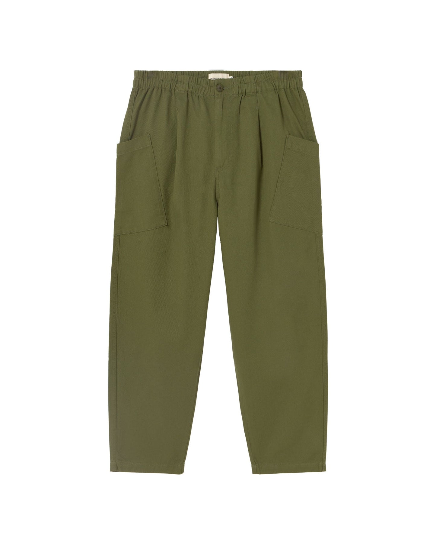 Pantalon large cargo en coton bio | vert "green max pants"