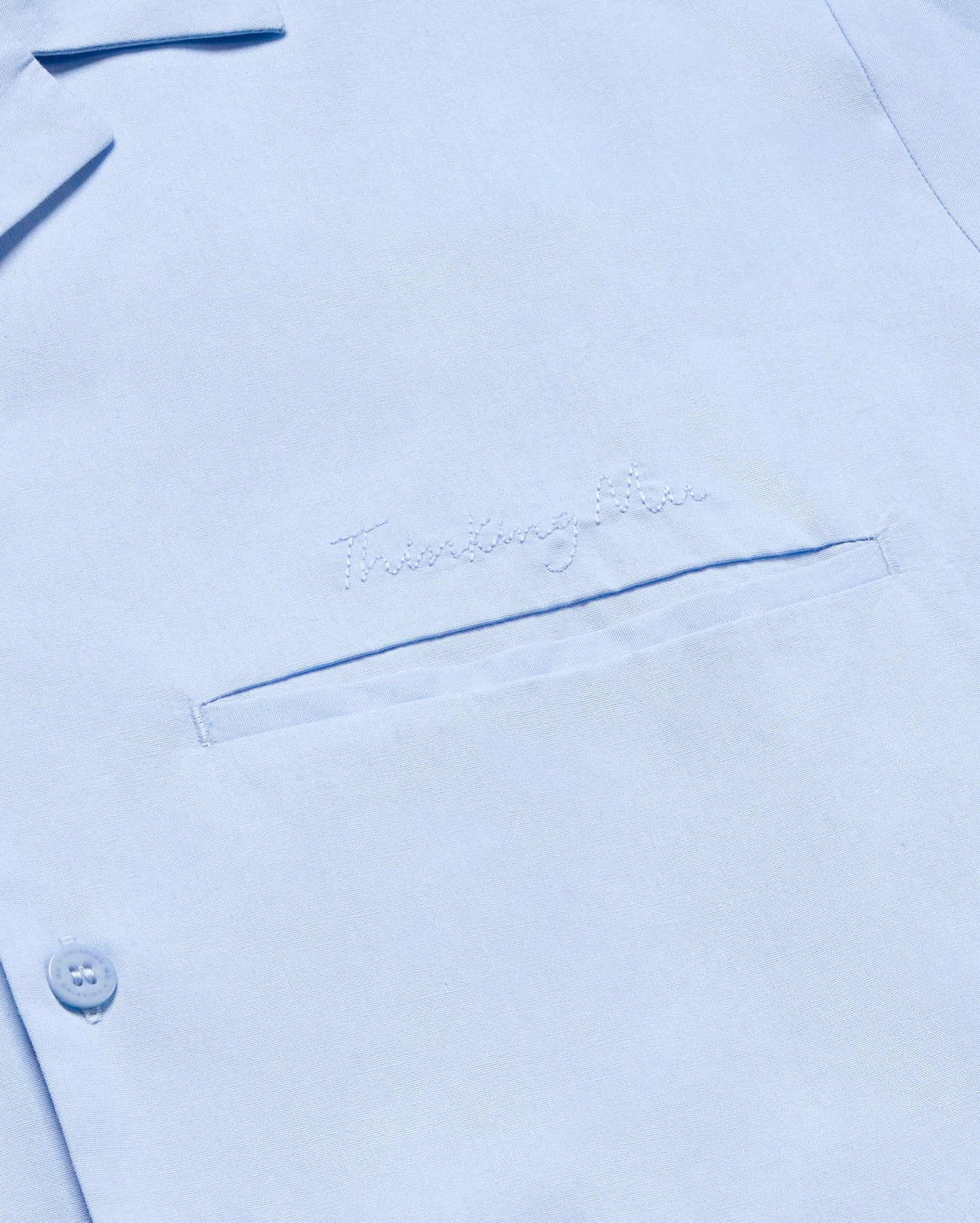 Chemise en coton bio | bleu 'sky nascar shirt blue'