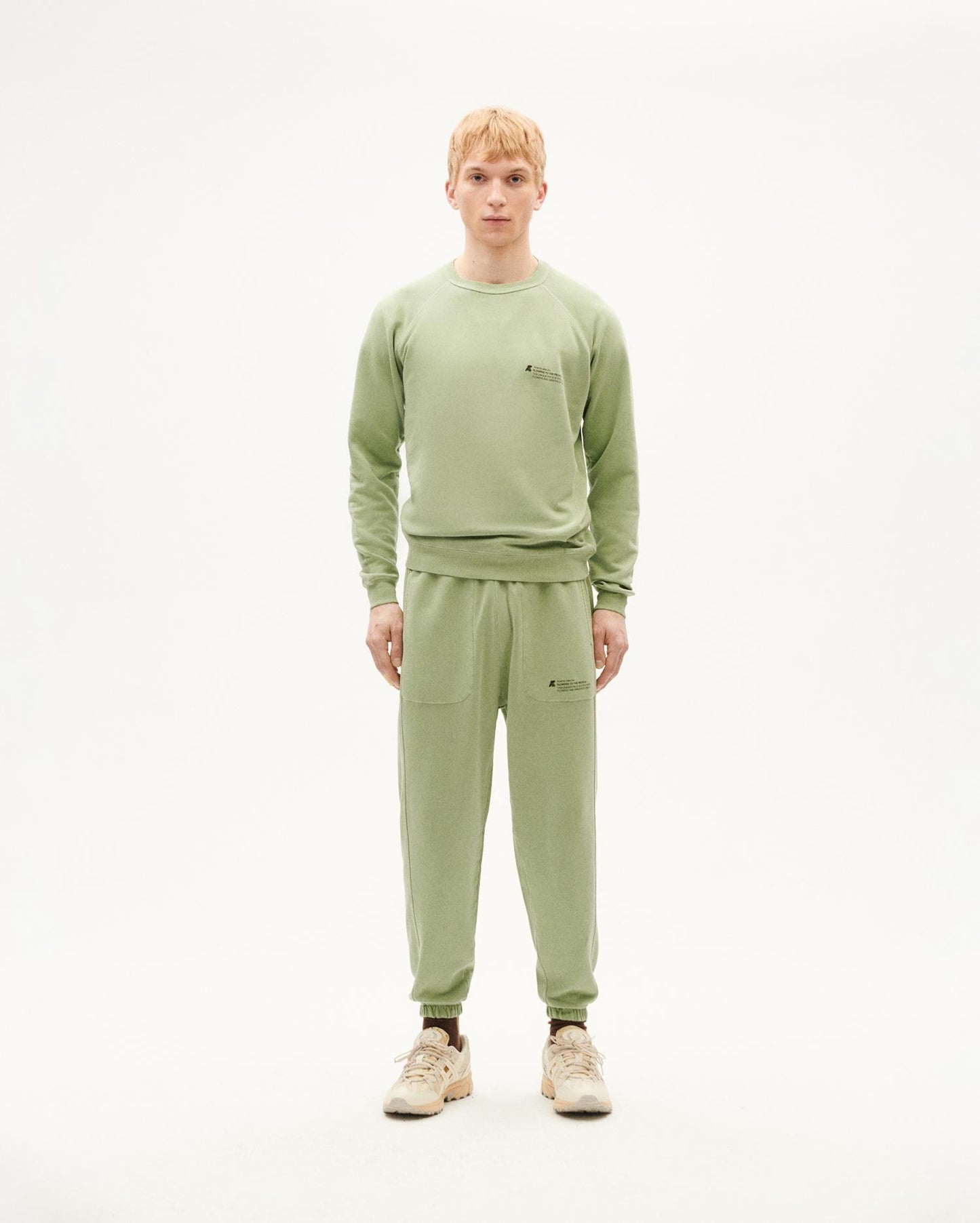 Sweat en coton bio | vert "acacia ftp sweatshirt green"