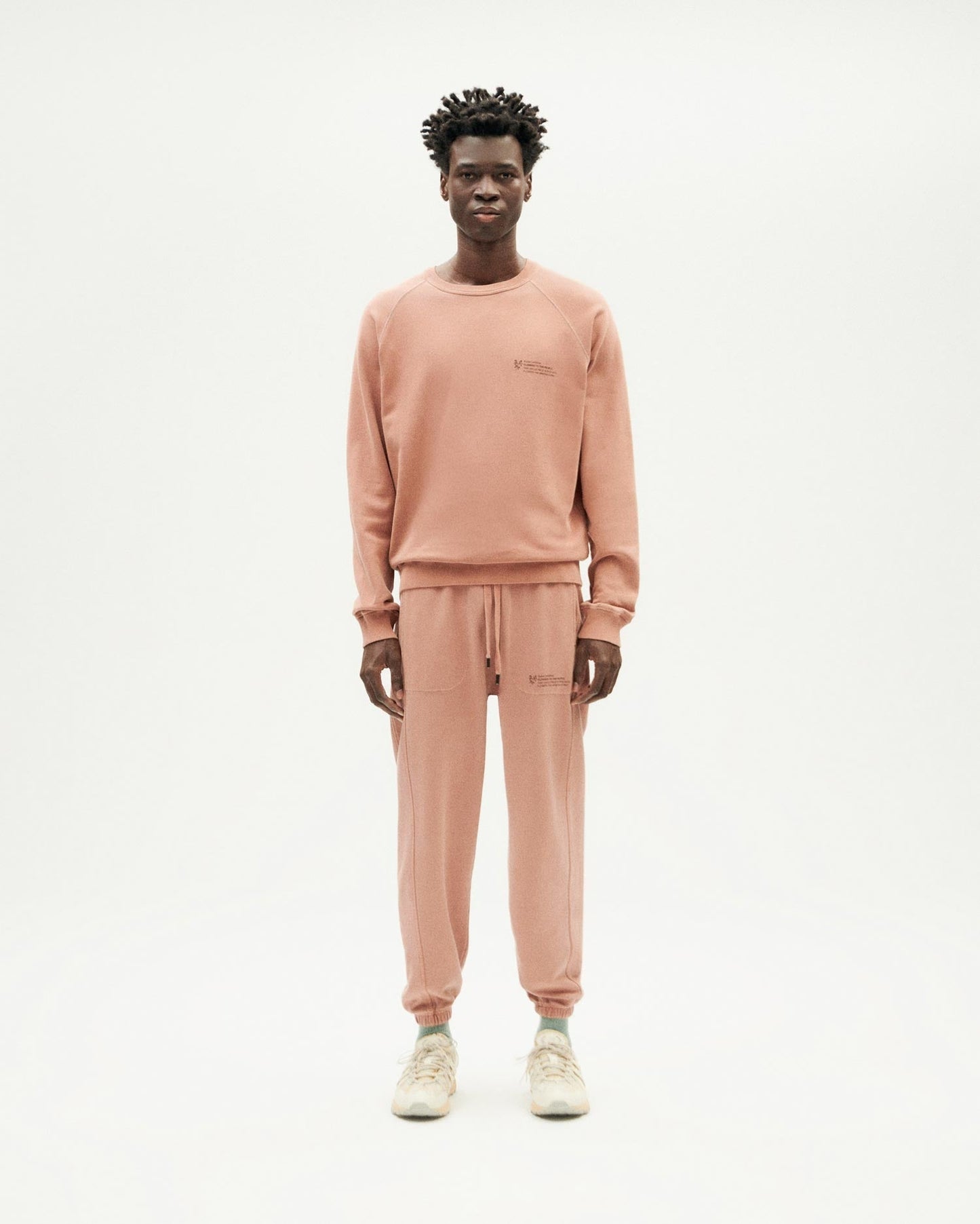 Sweat en coton bio | rose "rubia cardifolia ftp sweatshirt red"