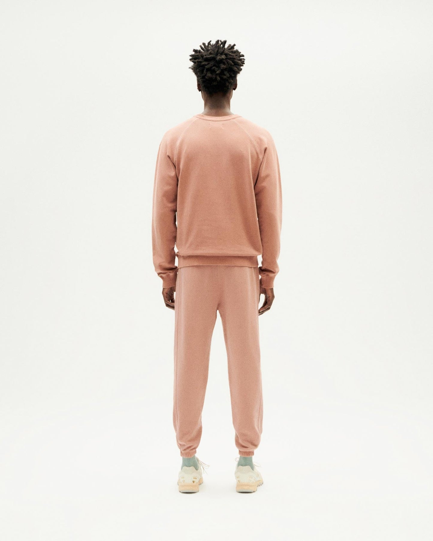 Sweat en coton bio | rose "rubia cardifolia ftp sweatshirt red"