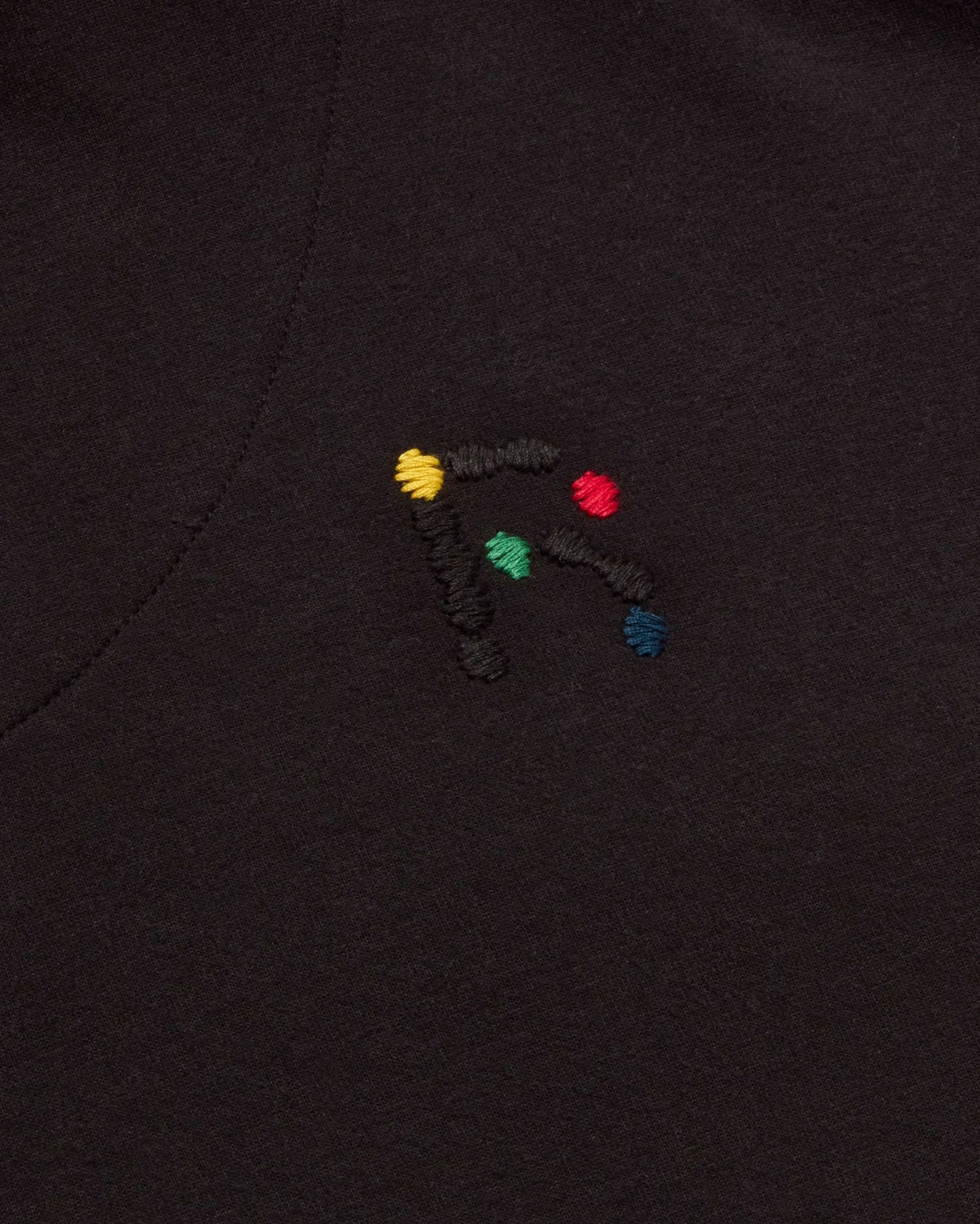 Sweat oversize en coton bio et matière recyclée | noir "black andrea hoodie"
