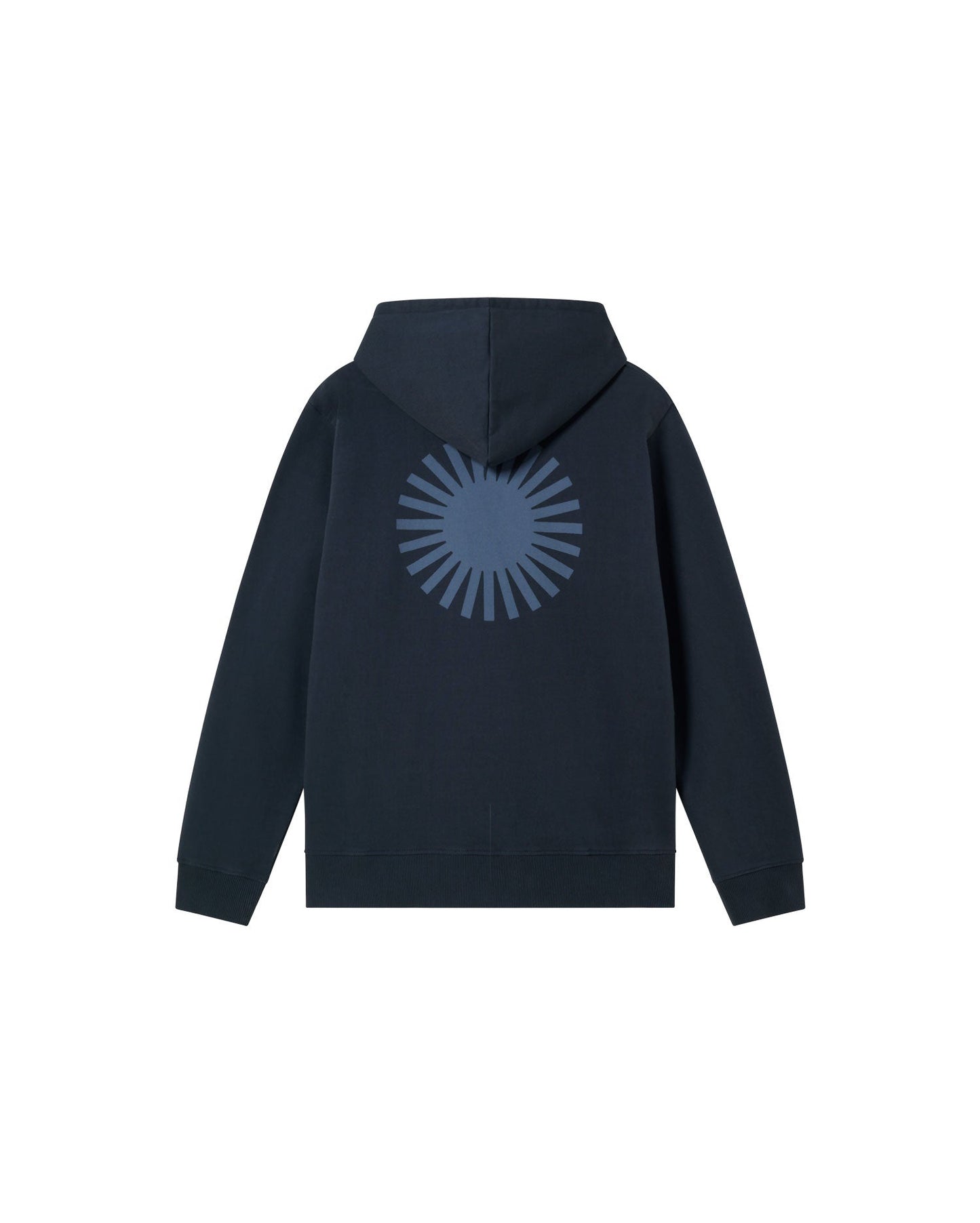 Sweat à capuche en coton bio | bleu "grafito sol simon hoodie grey"