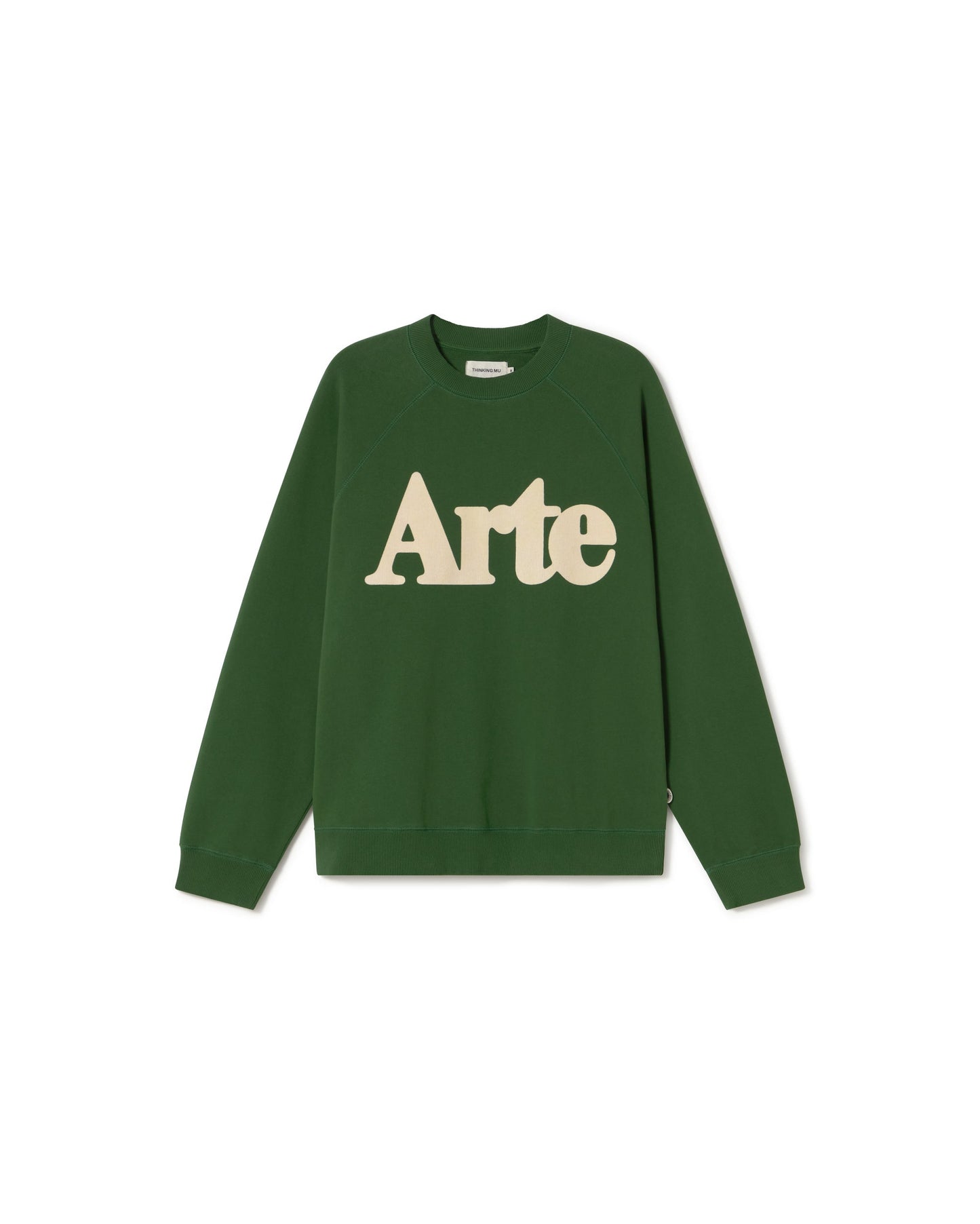 Sweat en coton bio | vert "arte dill pepe sweatshirt - green"