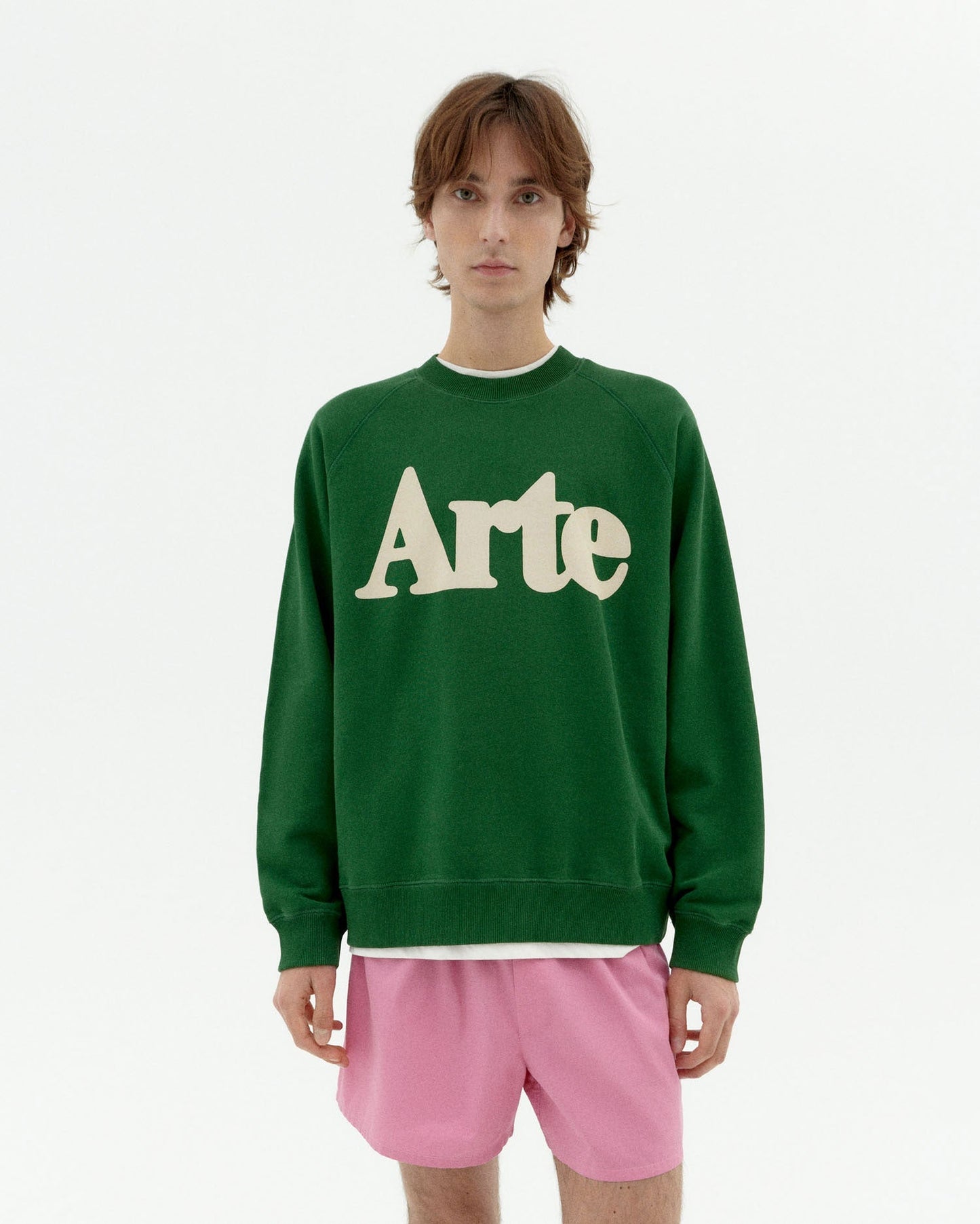 Sweat en coton bio | vert "arte dill pepe sweatshirt - green"