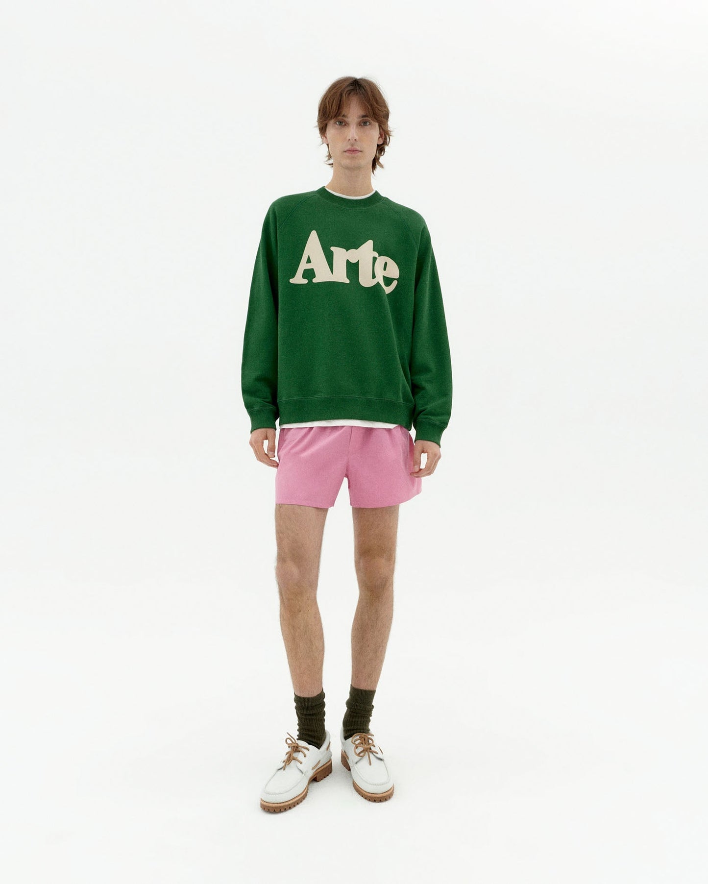 Sweat en coton bio | vert "arte dill pepe sweatshirt - green"