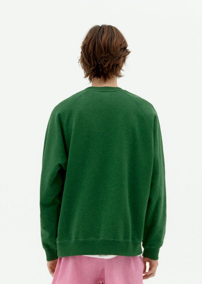 Sweat en coton bio | vert "arte dill pepe sweatshirt - green"