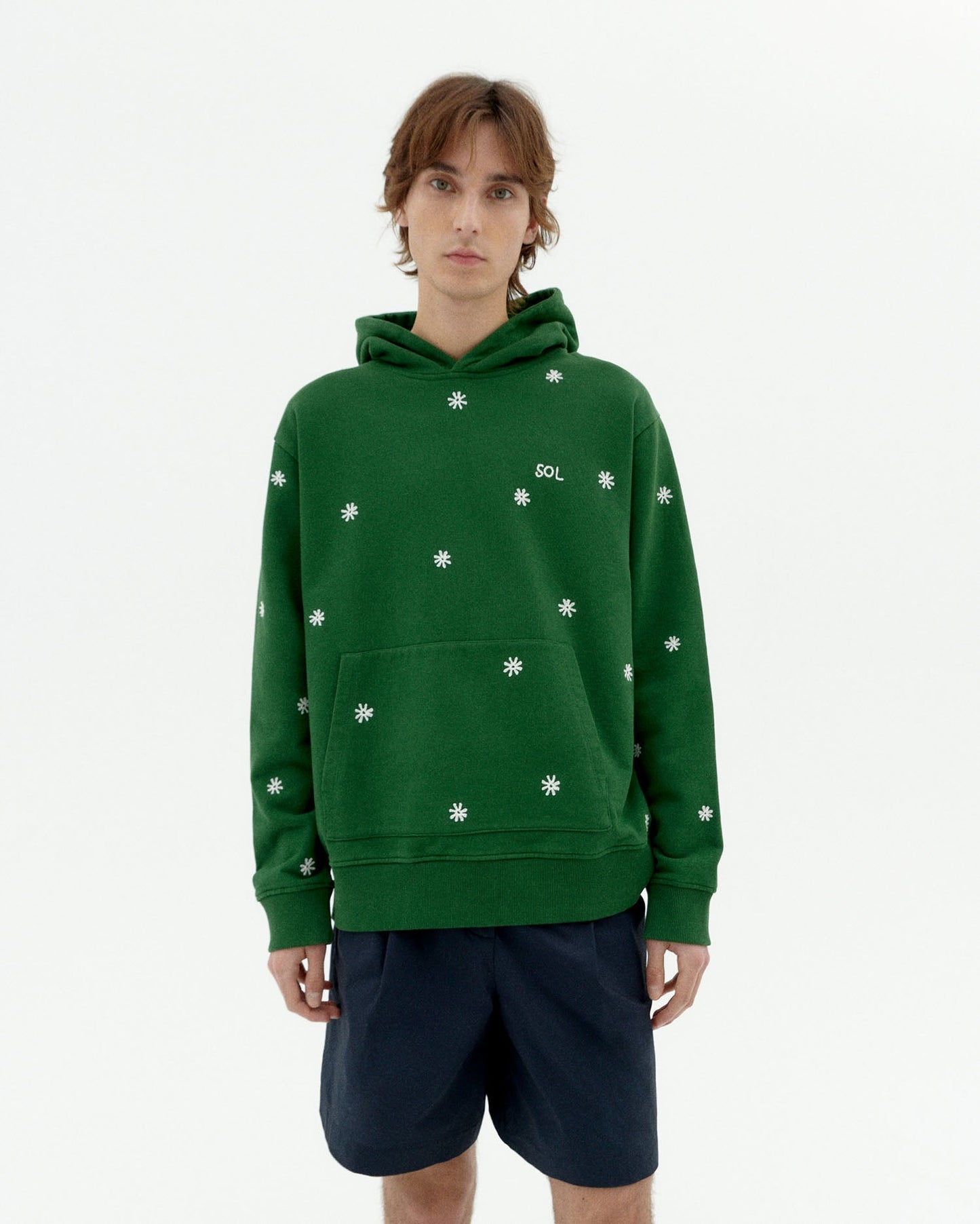 Sweat en coton biologique | vert "Solsol dill simon sweatshirt - green"