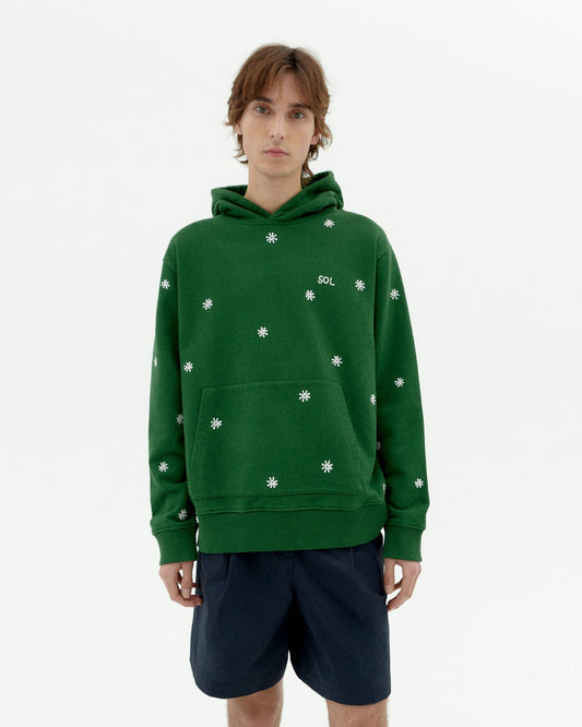 Sweat en coton biologique | vert "Solsol dill simon sweatshirt - green"