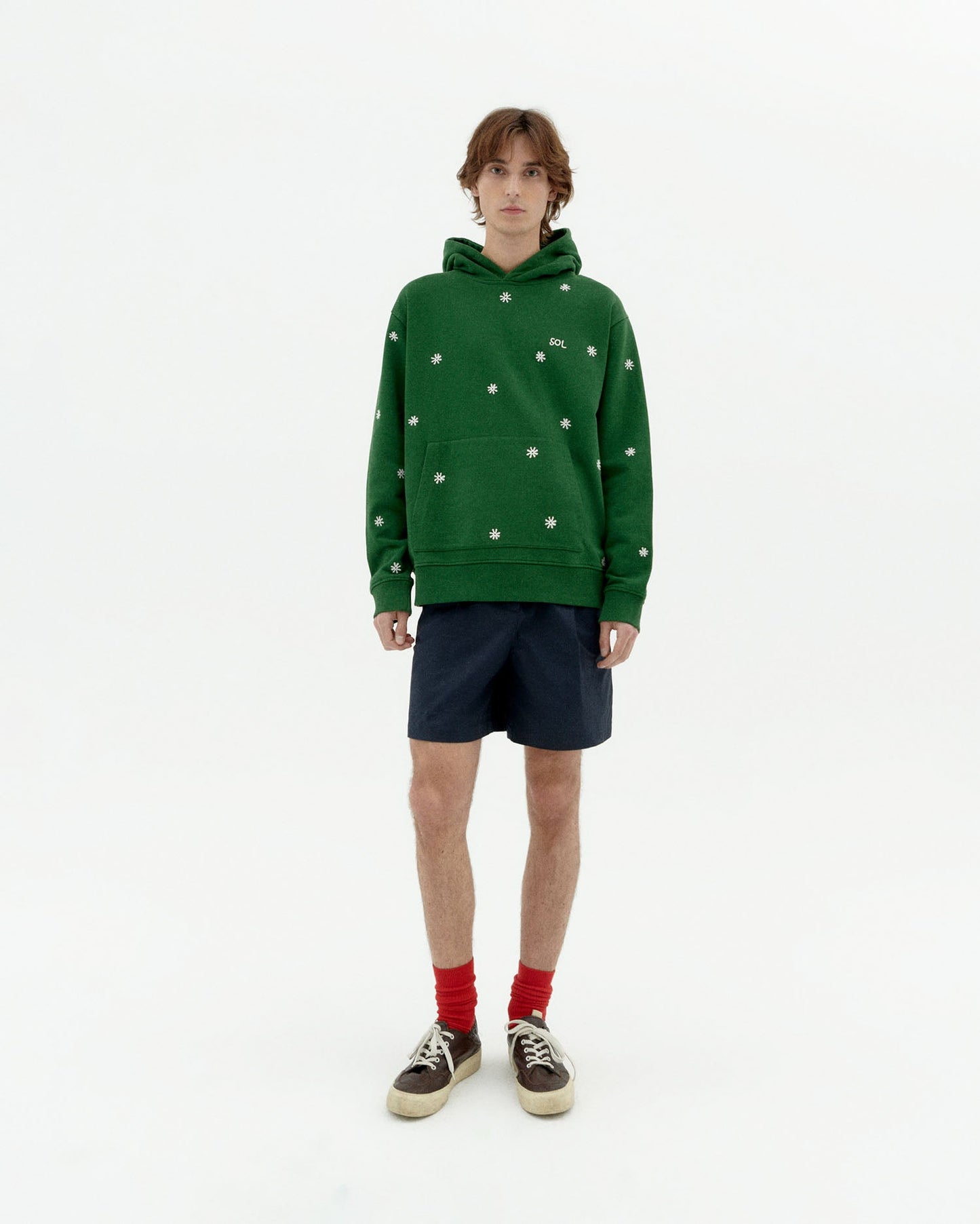 Sweat en coton biologique | vert "Solsol dill simon sweatshirt - green"