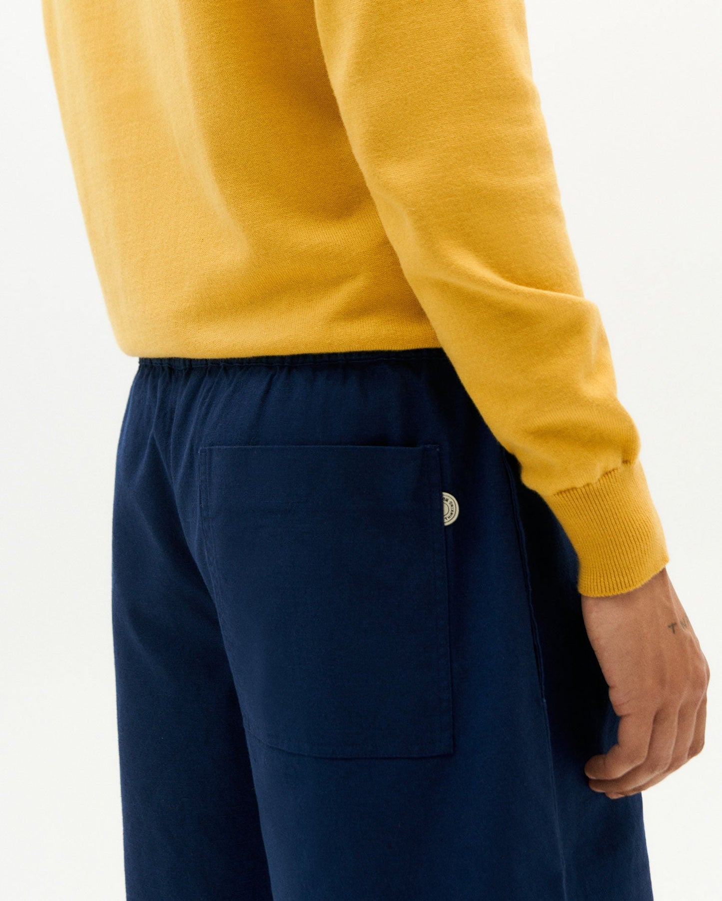 Short marine en coton bio - blue night henry shorts