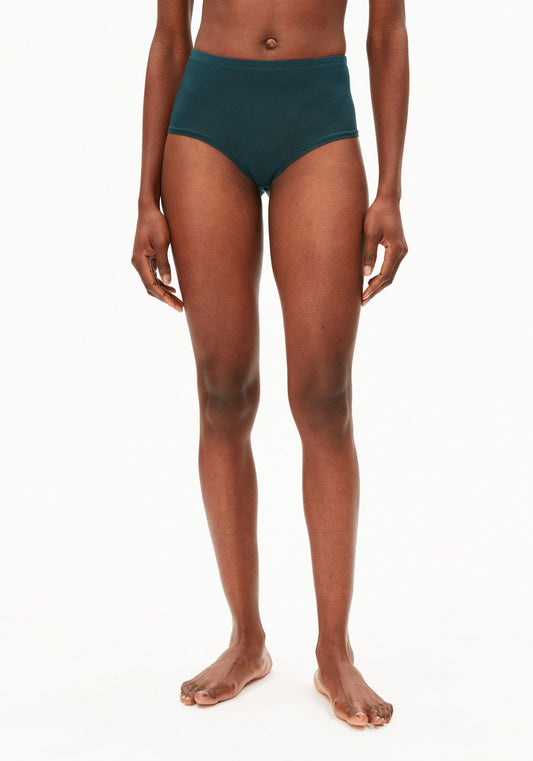 Culotte taille haute en modal | Birtaa high waist brief - teal stone | Teal stone