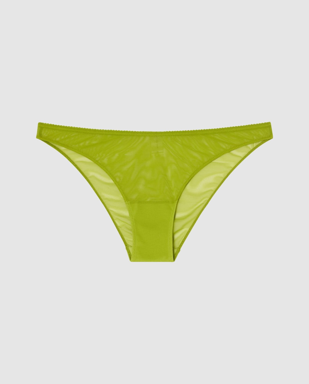 Culotte en matières recyclées | vert "mesh bikini briefs - matcha"