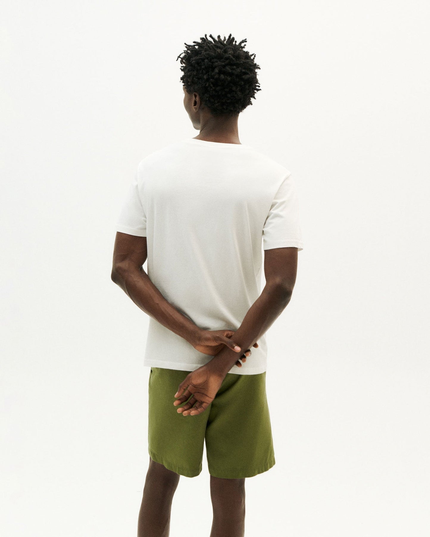 T-shirt blanc imprimé en coton bio - Artedecer tshirt