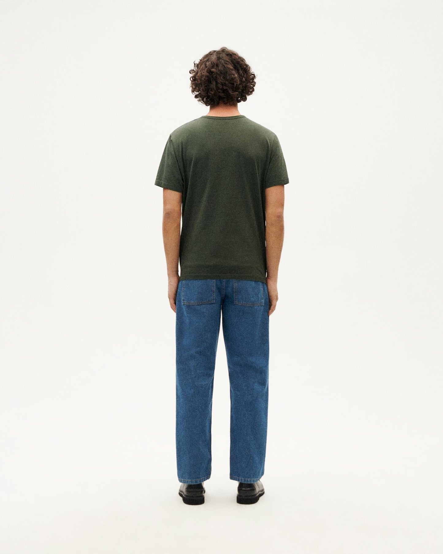 T-shirt imprimé en coton bio | vert "sol mates t-shirt - green"