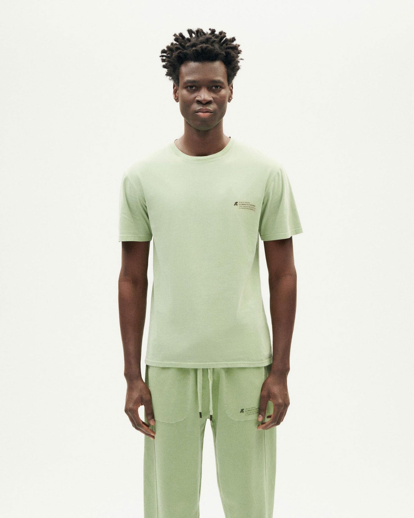 T-shirt en coton bio | vert "acacia ftp t-shirt green"