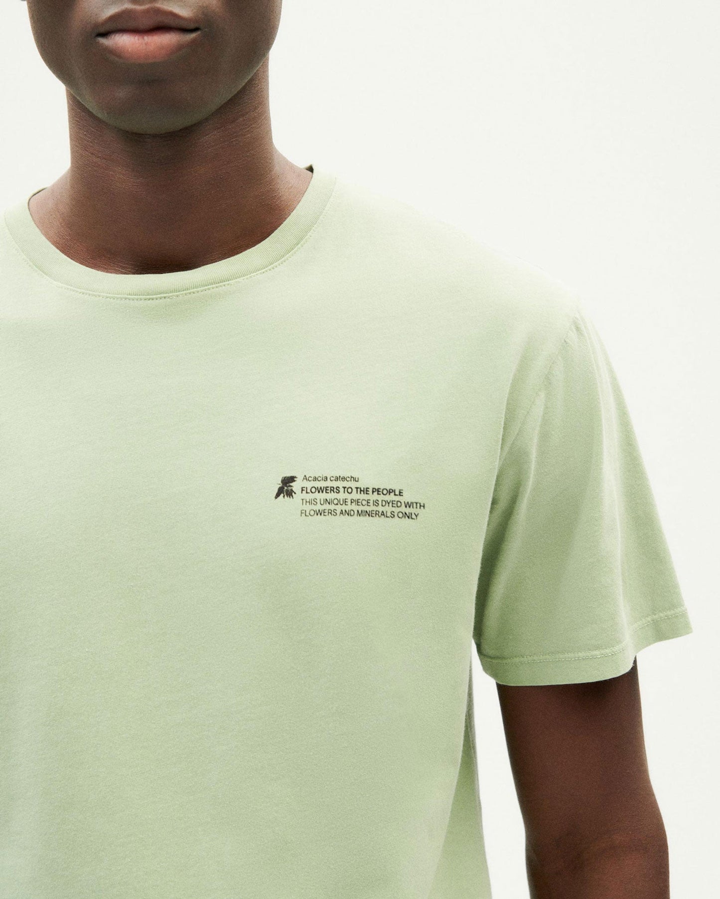 T-shirt en coton bio | vert "acacia ftp t-shirt green"