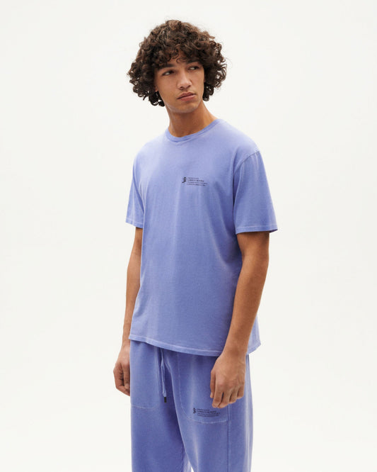 T-shirt en coton bio | bleu "indigofera ftp t-shirt blue"