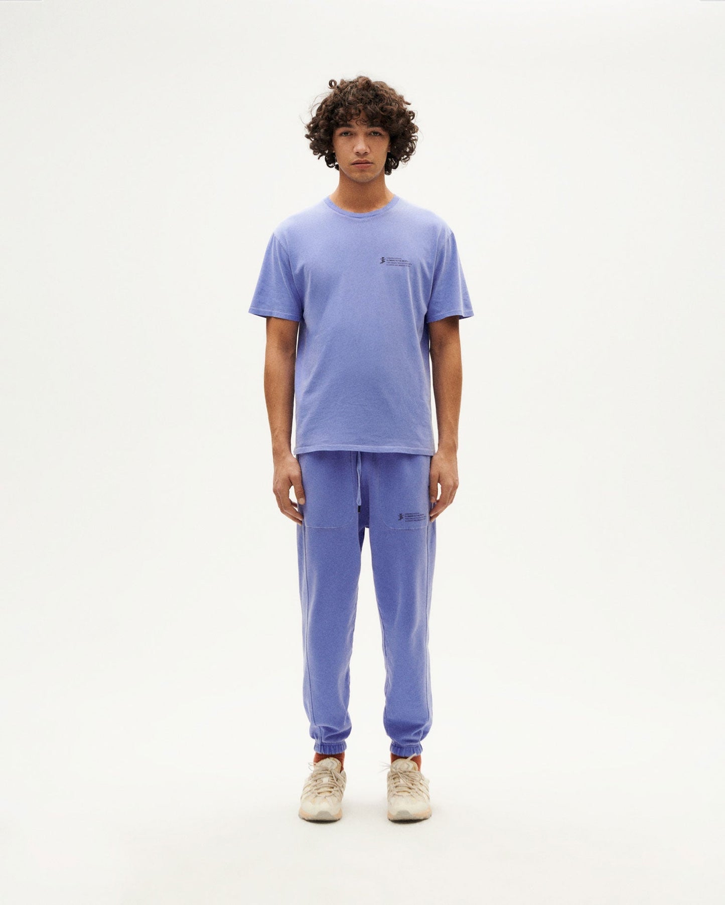 T-shirt en coton bio | bleu "indigofera ftp t-shirt blue"