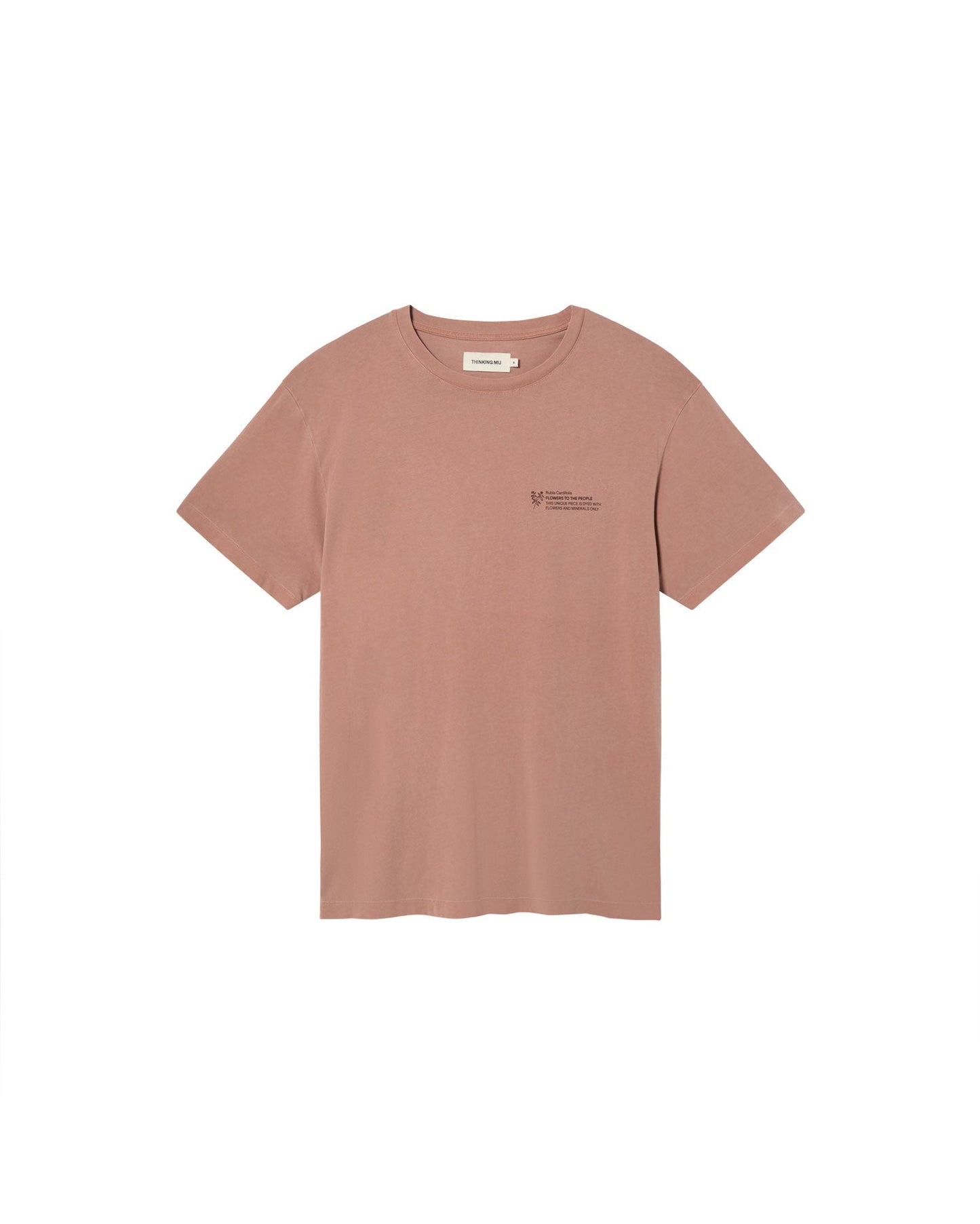 T-shirt en coton bio | rose "rubia cardifolia ftp t-shirt red"