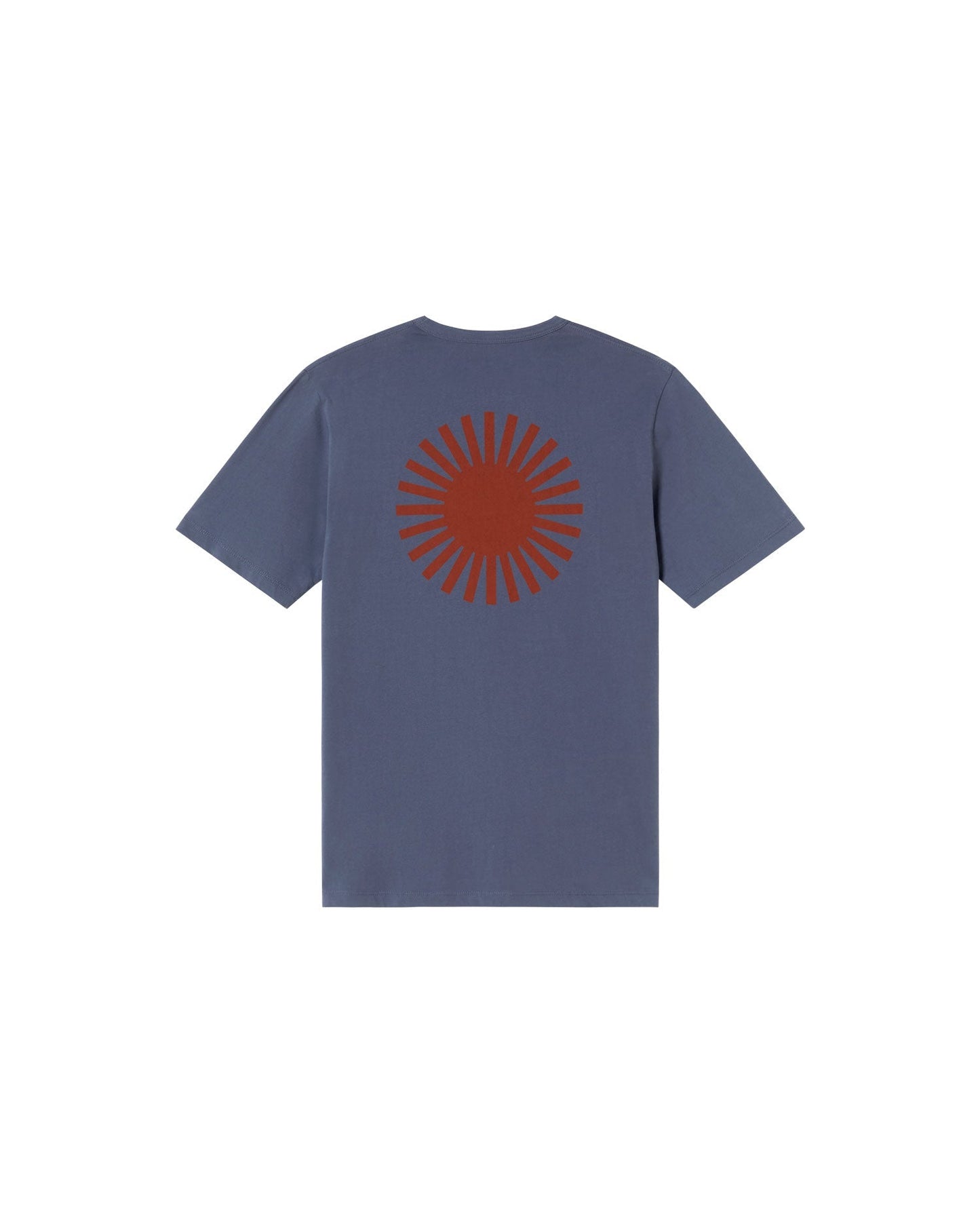 T-shirt imprimé en coton bio | bleu "sol sea t-shirt - blue"