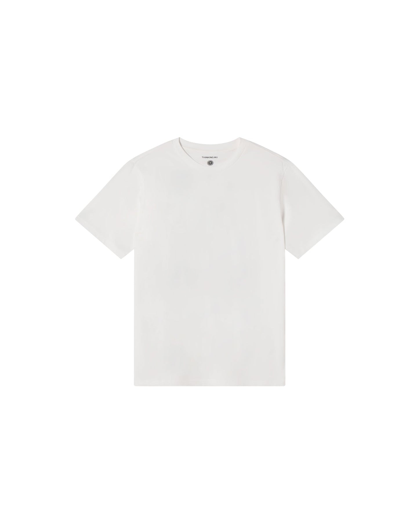 T-shirt imprimé en coton bio | blanc "pocket zach tee - white"