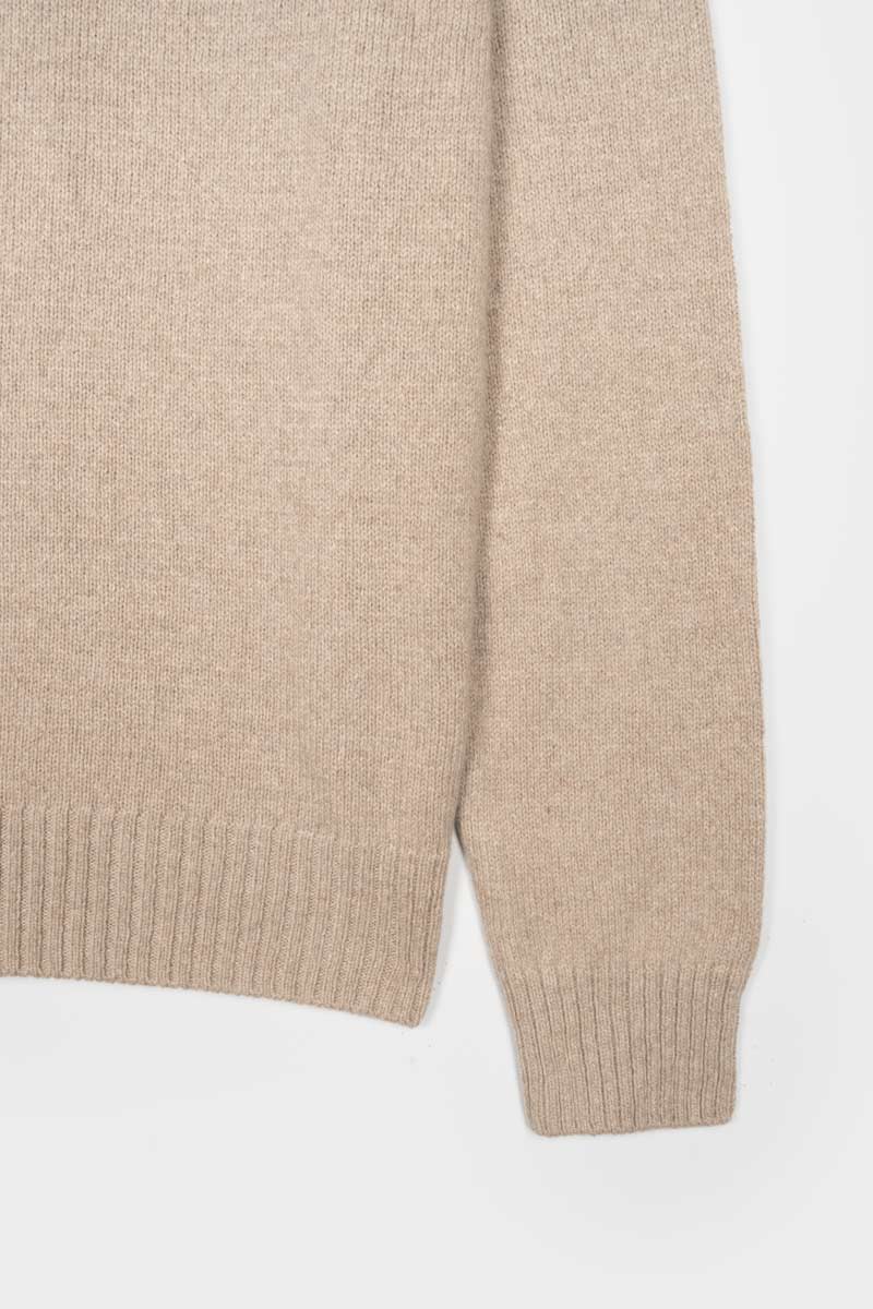 Pull en cachemire recyclé | beige "romeo - beige sabbia"