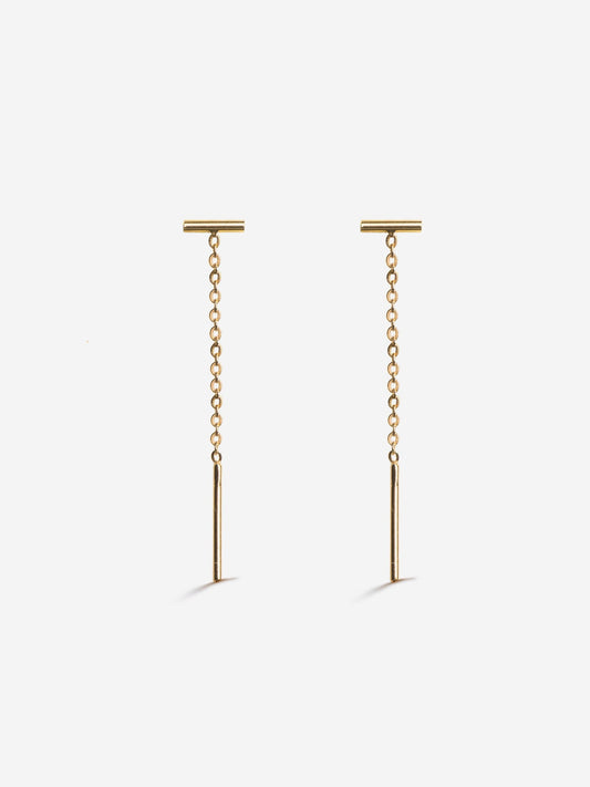 Paire de boucles d'oreilles en or certifié | marius - or