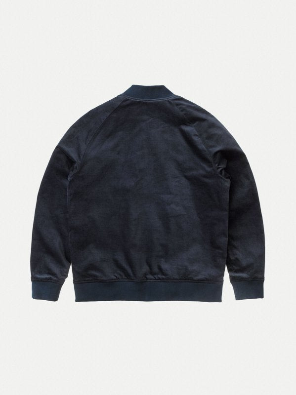Veste bomber marine en coton bio - Mark