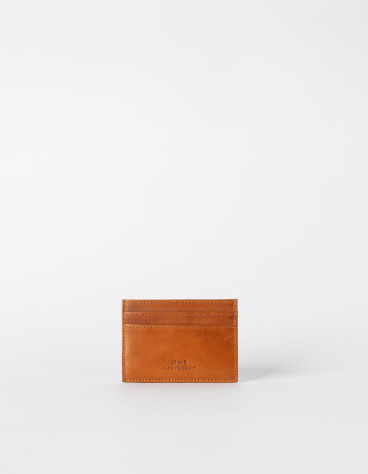 Porte-cartes en cuir certifié | Cognac "mark's cardcase cognac"