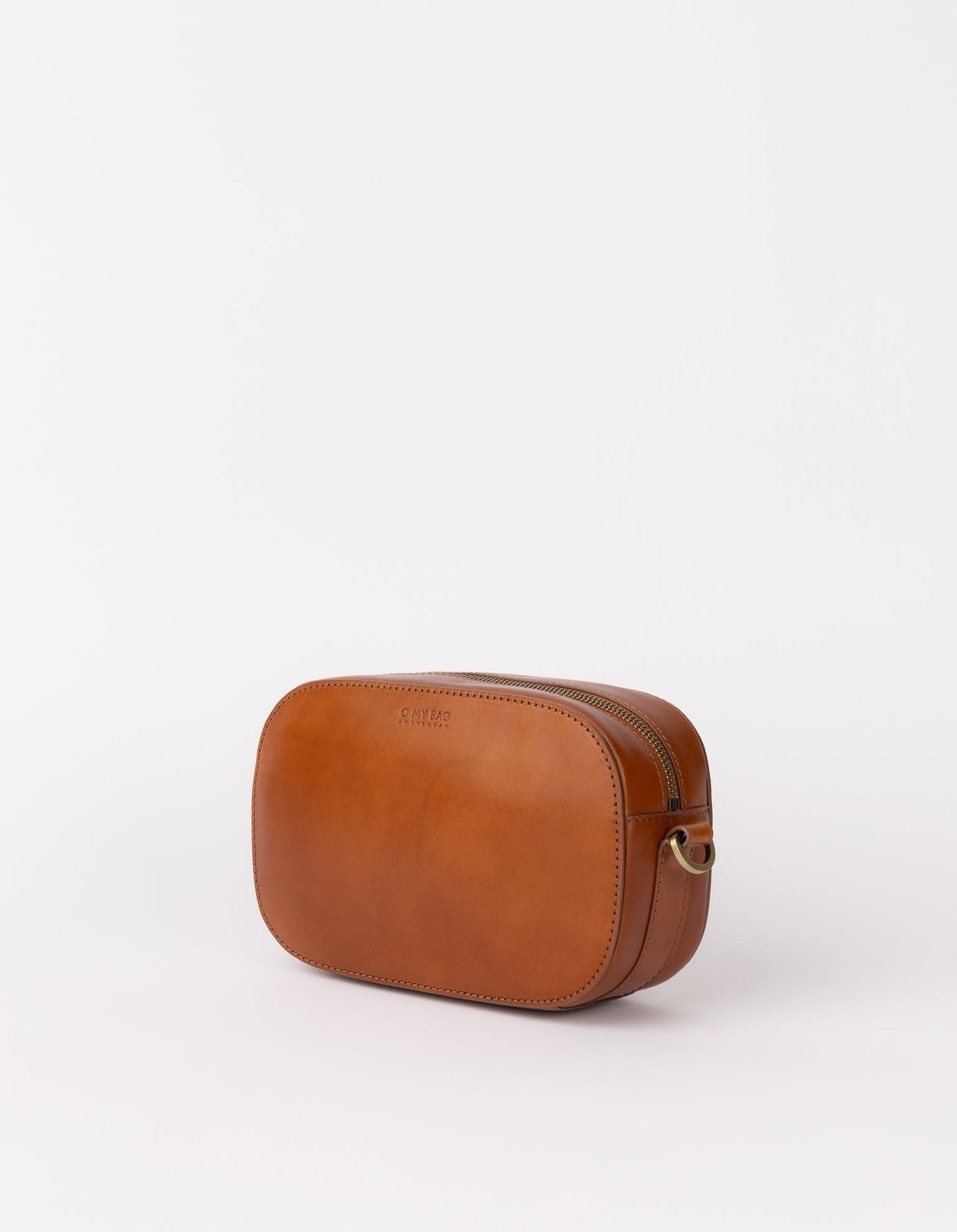sac en cuir certifié | marron "maya - cognac classic leather"