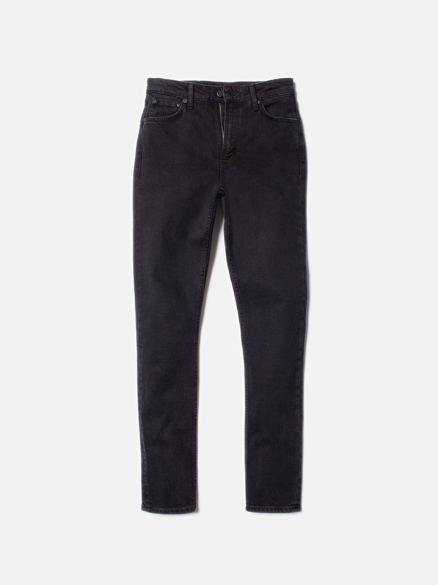Jean slim en coton bio | noir "mellow mae so black"