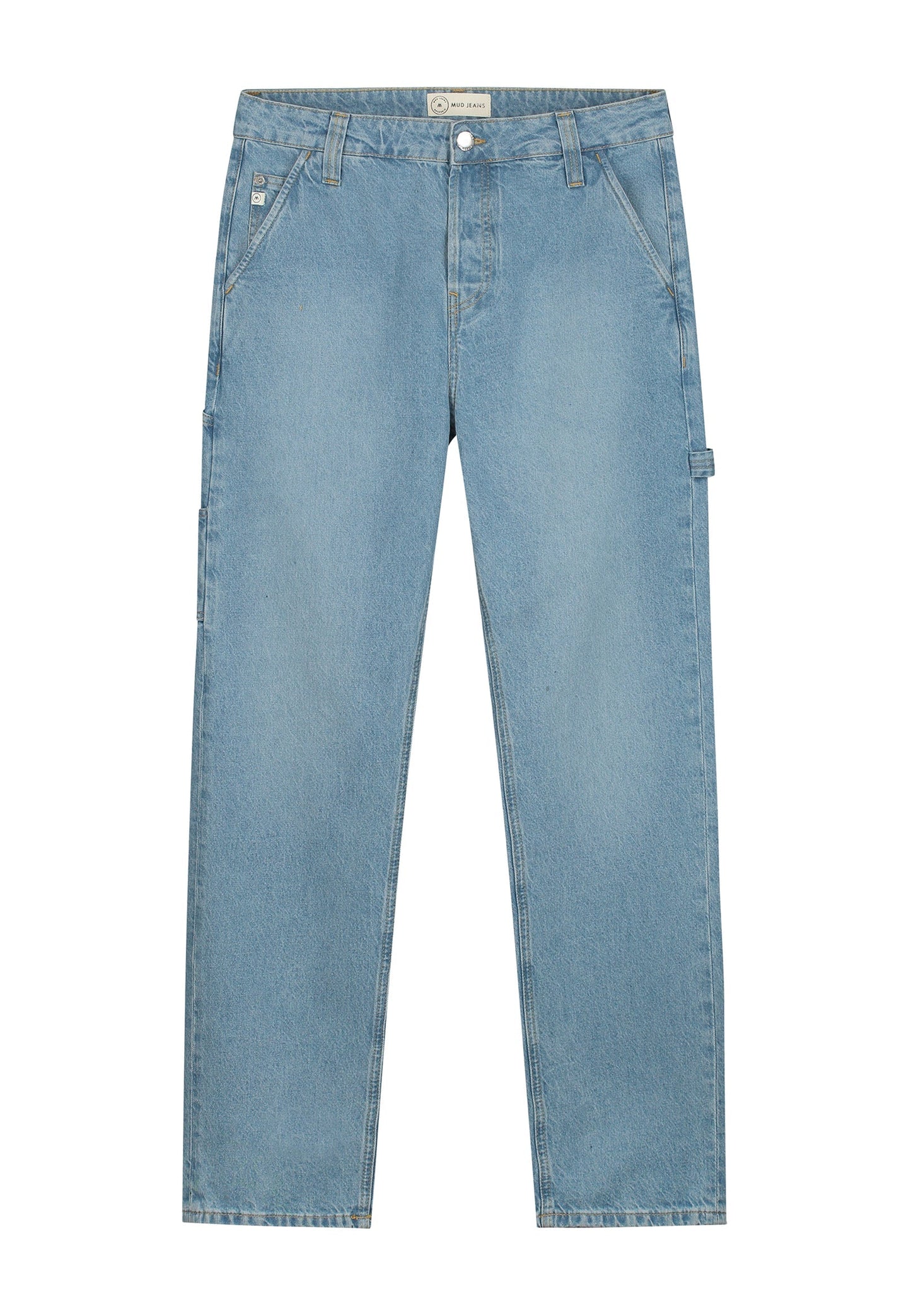 Jean cargo droit en coton bio et coton recyclé - Will Works Heavy Stone