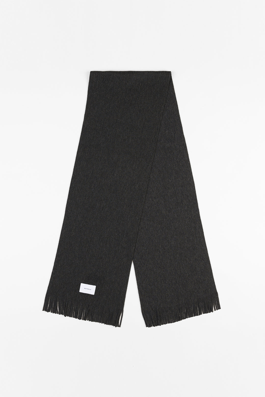 Écharpe en laine mérinos bio | anthracite "merino wool scarf anthracite"
