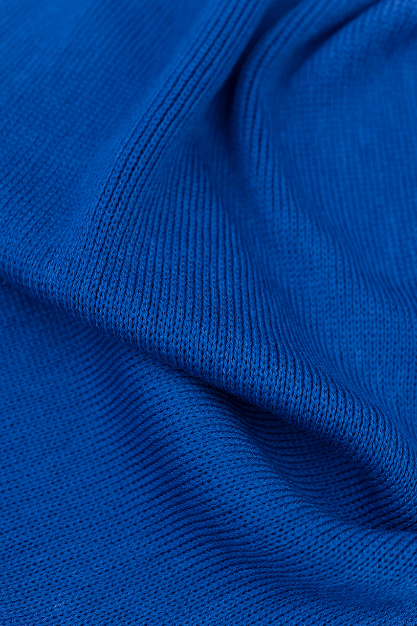 Écharpe en laine mérinos bio | bleu roi "merino wool scarf cobalt blue"