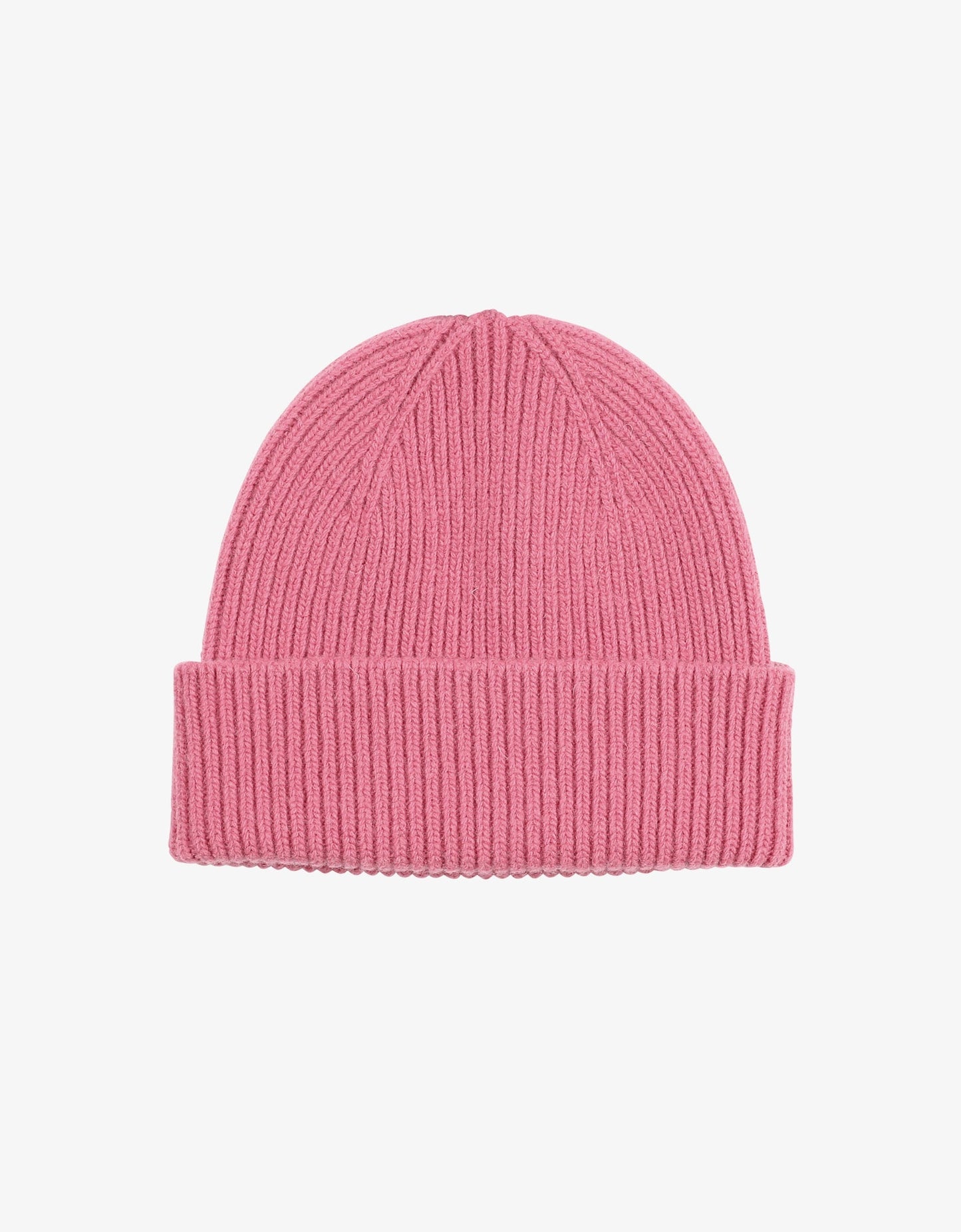 Coffret cadeau bonnet/écharpe en laine mérinos recyclée  - bubblegum pink - coffret n°1
