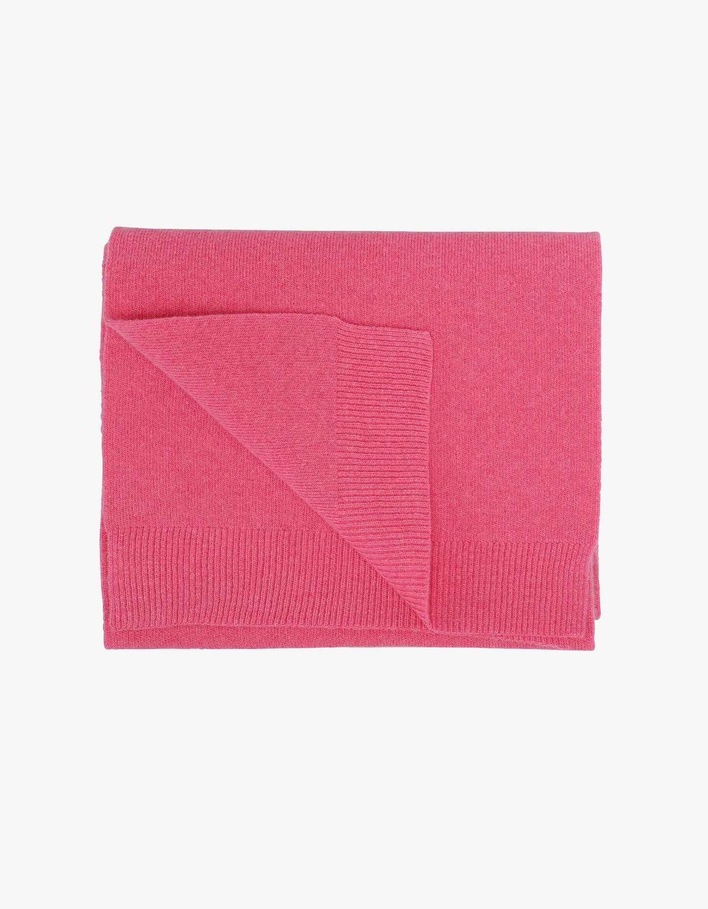 Coffret cadeau bonnet/écharpe en laine mérinos recyclée  - bubblegum pink - coffret n°1
