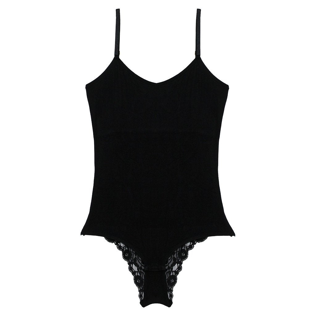 Body noir en matières recyclées - Mia black