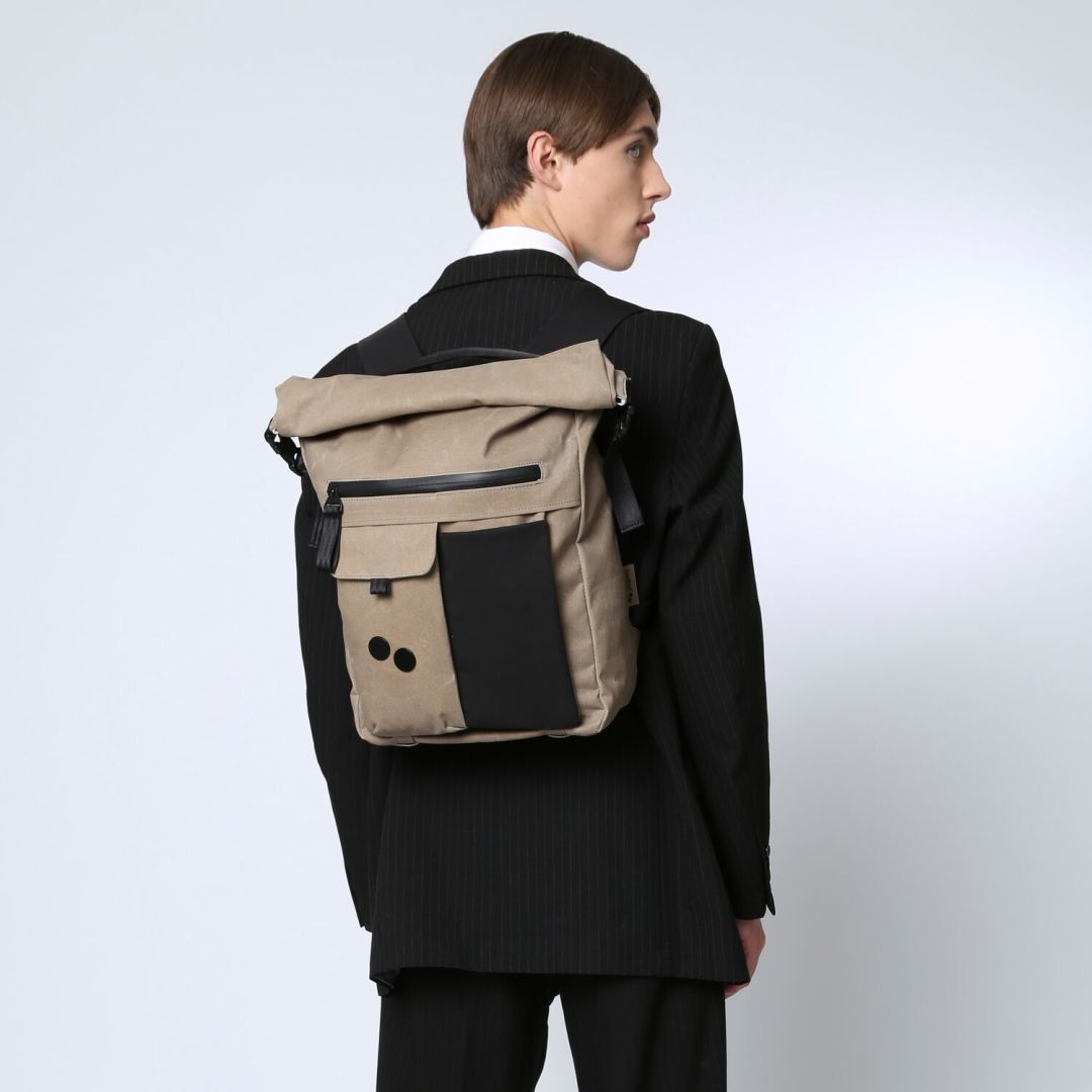Sac à dos waxé marron recyclé - Carrik